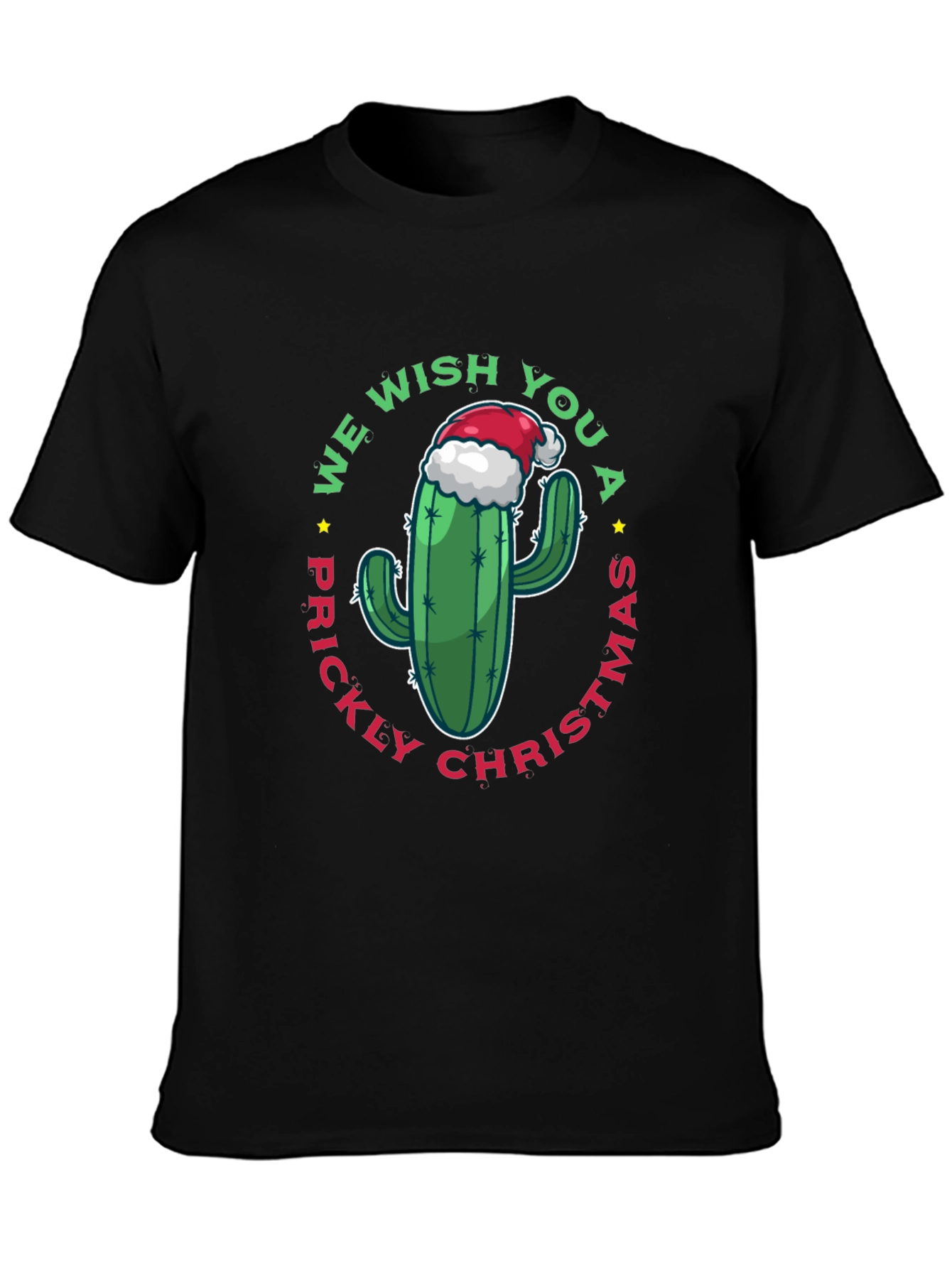 Prickly Christmas Cactus Graphic Tee