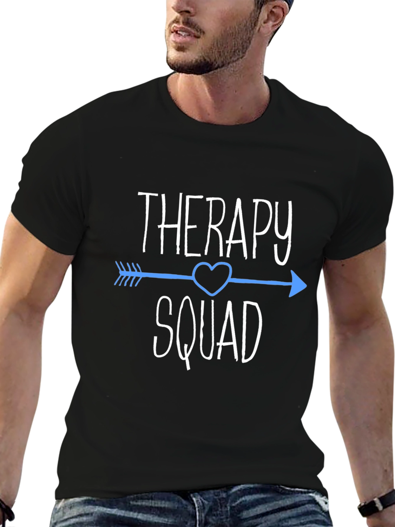 Therapy Squad Arrow Heart Graphic T-Shirt