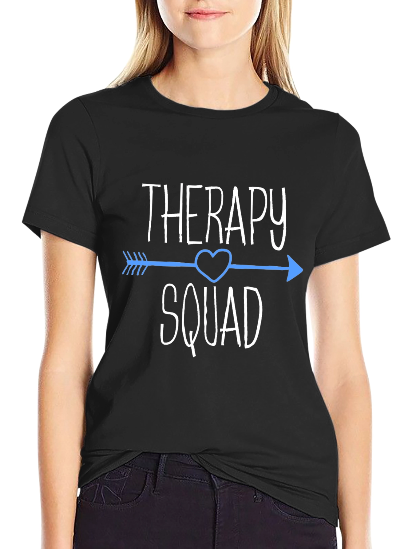 Therapy Squad Arrow Heart Graphic T-Shirt