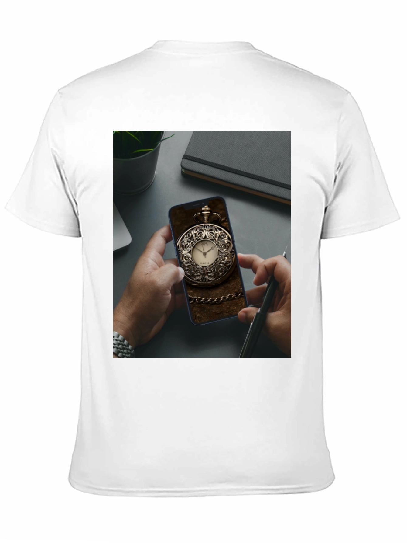 Pocket Watch Phone Case Tee