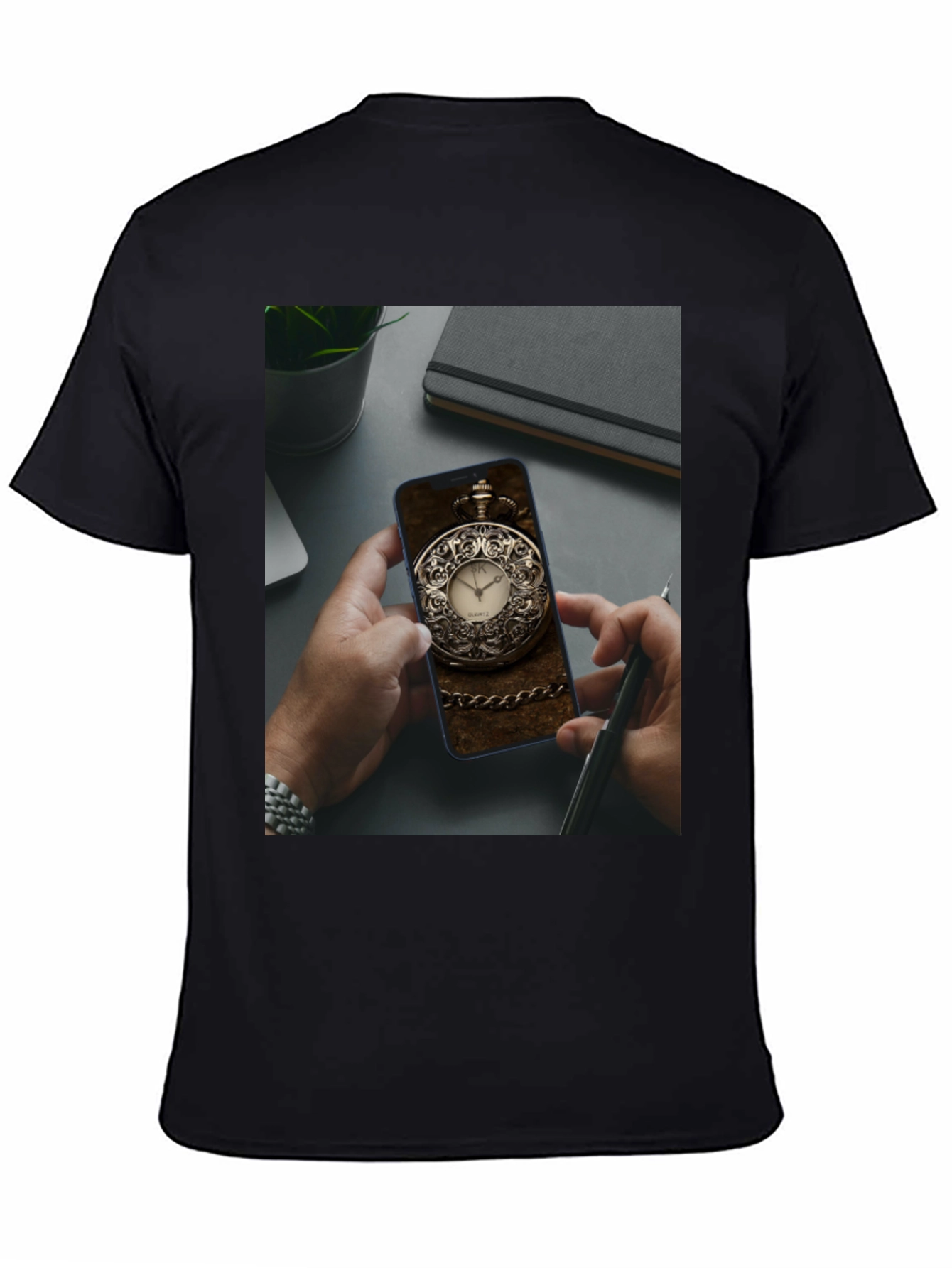 Pocket Watch Phone Case Tee