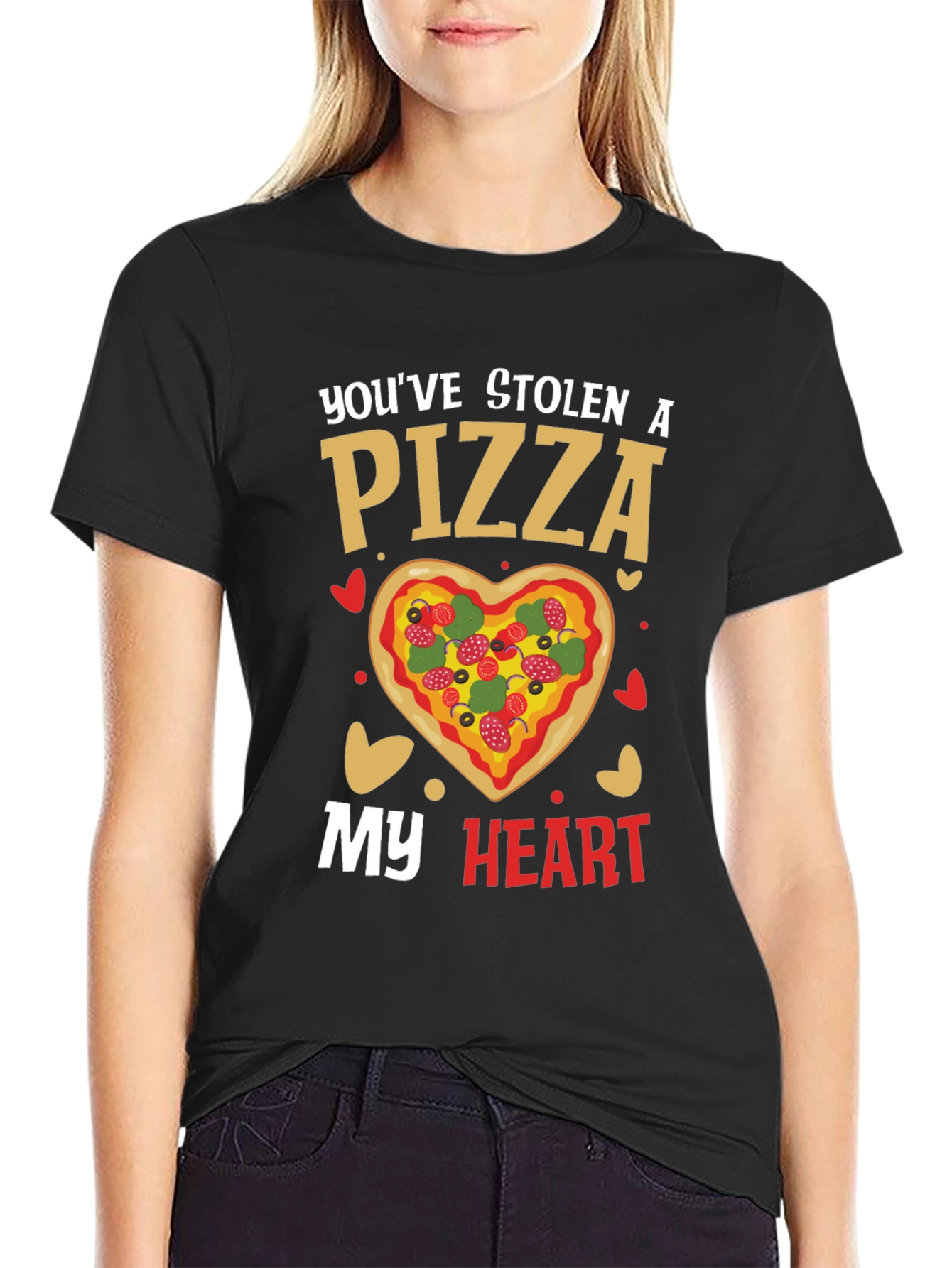 Pizza My Heart Graphic T-Shirt