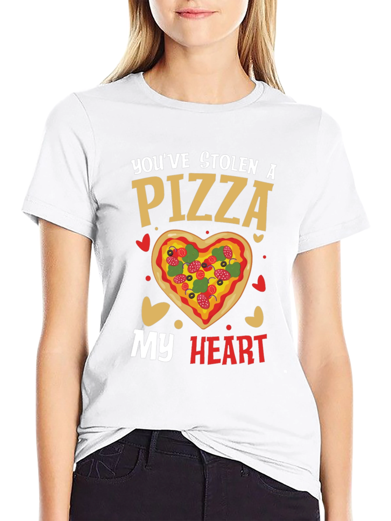 Pizza My Heart Graphic T-Shirt