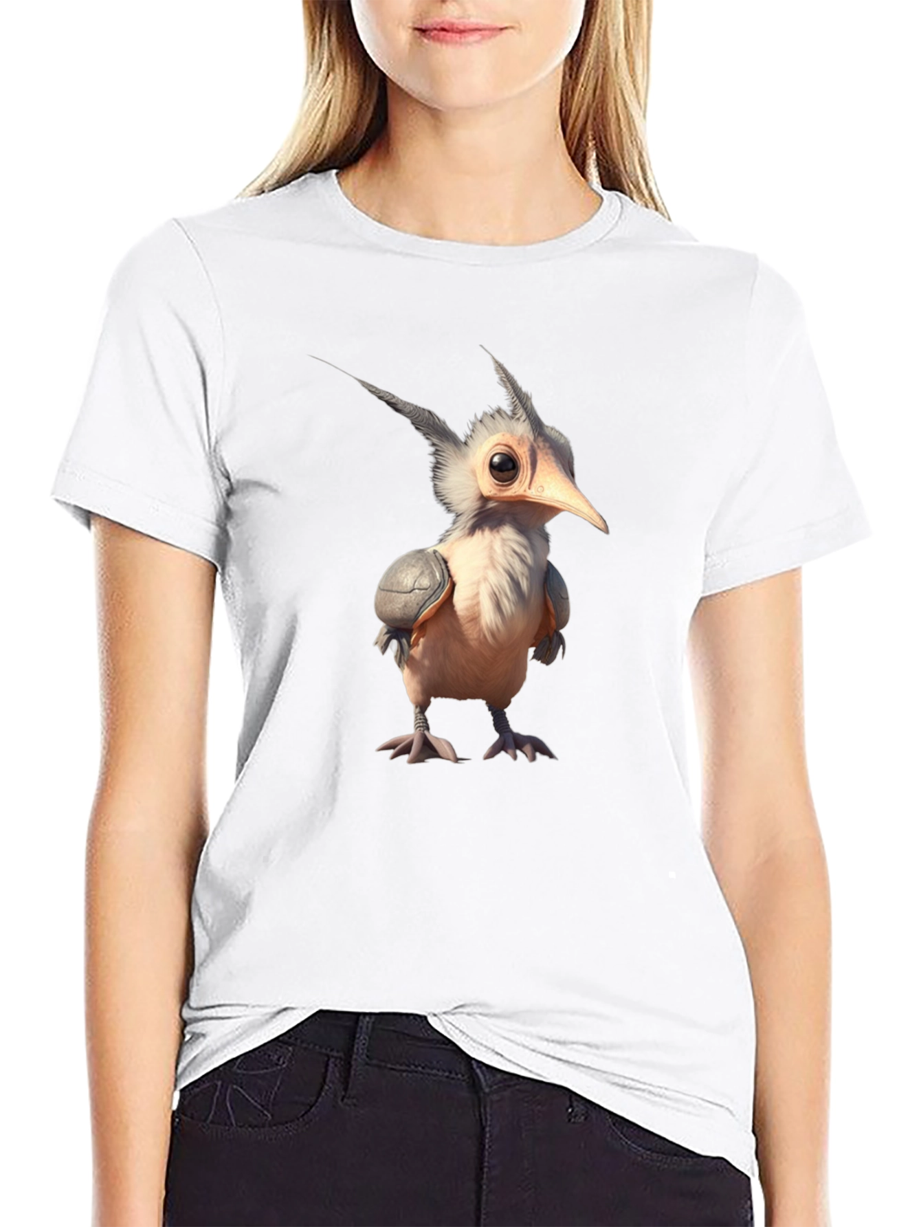 Quirky Bird T-Shirt - Unique Graphic Tee