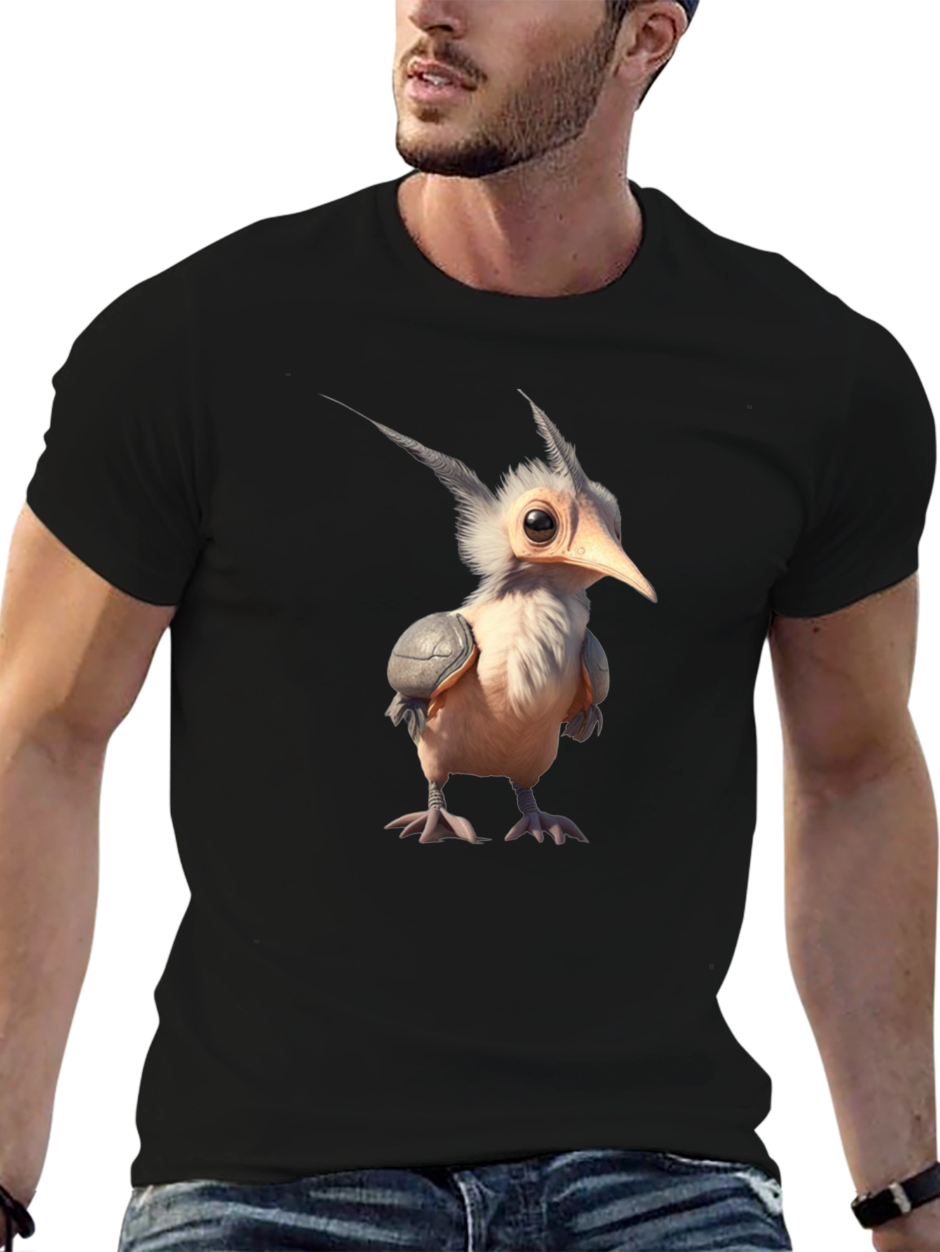 Quirky Bird T-Shirt - Unique Graphic Tee