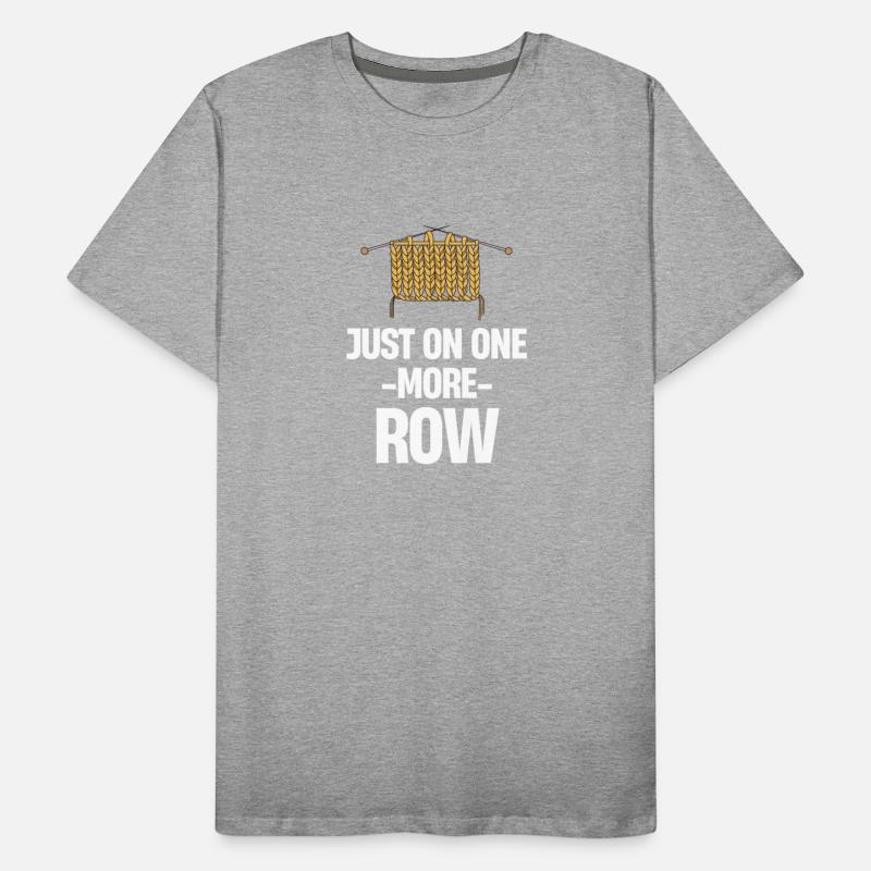 Just One More Row Knitting Crocheting Tailoring