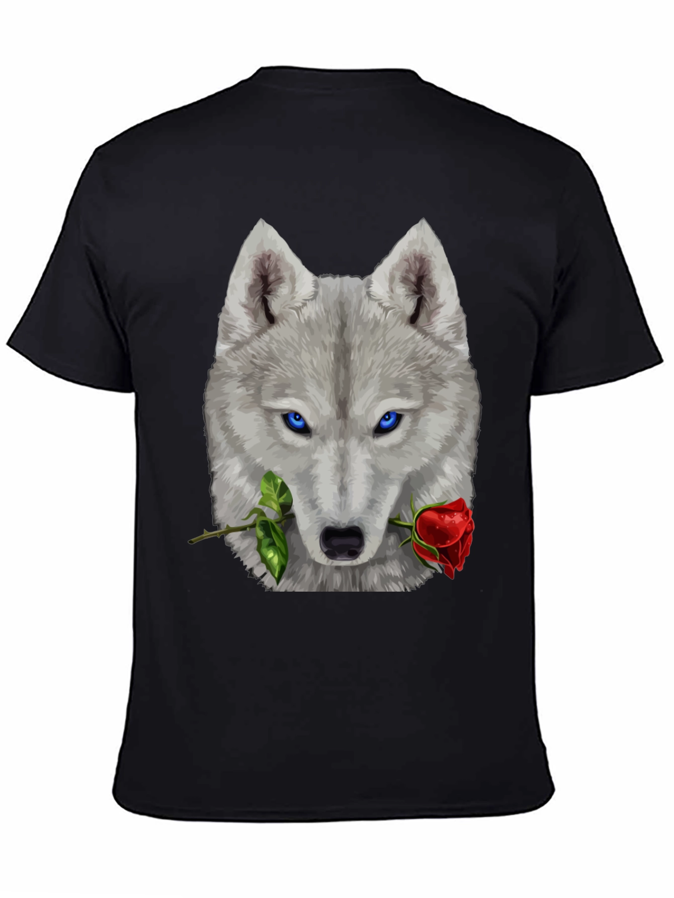 Wolf & Rose Graphic T-Shirt - Mens Black Tee