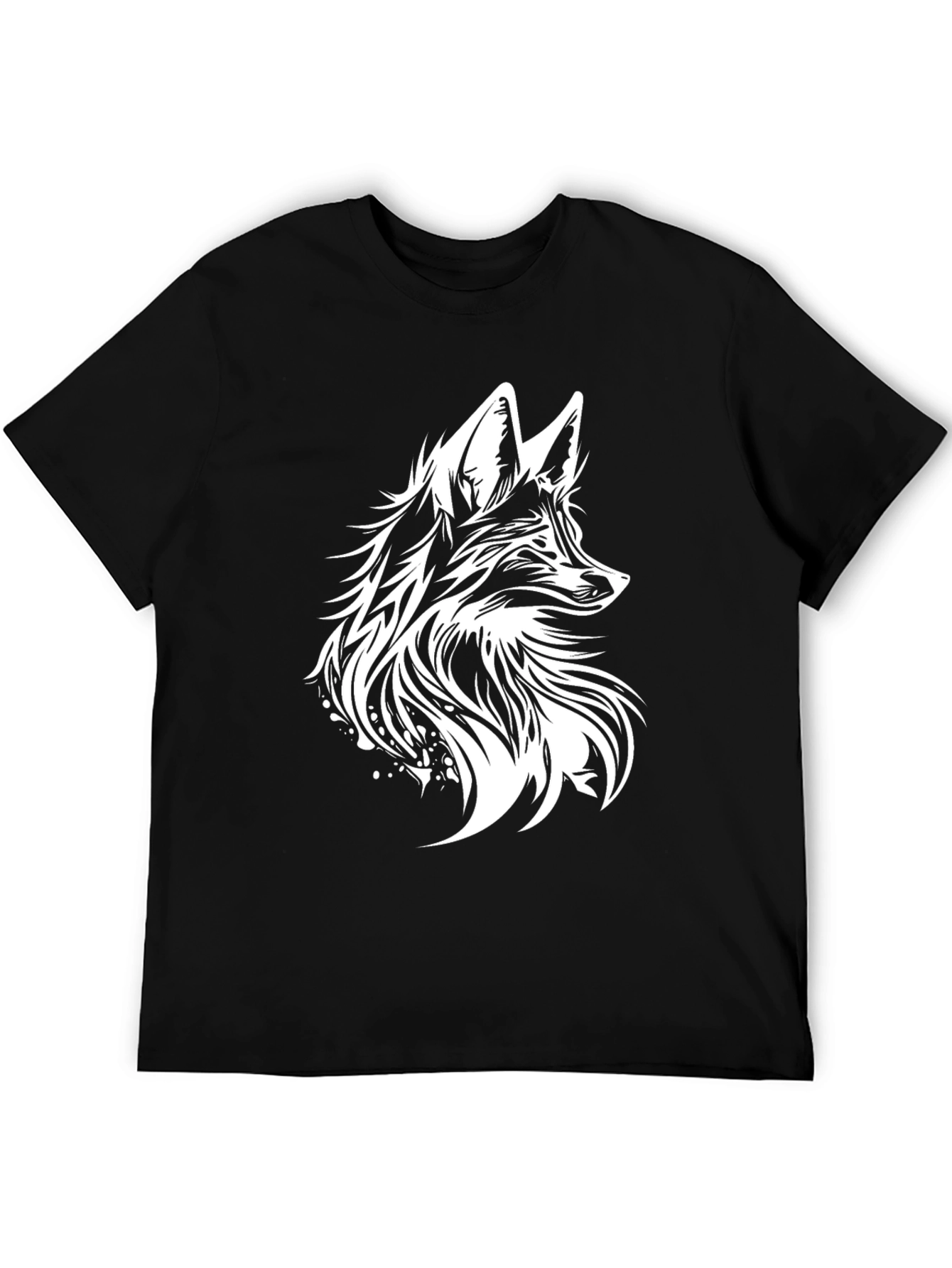 Fox Graphic Tee - Mens Black T-Shirt
