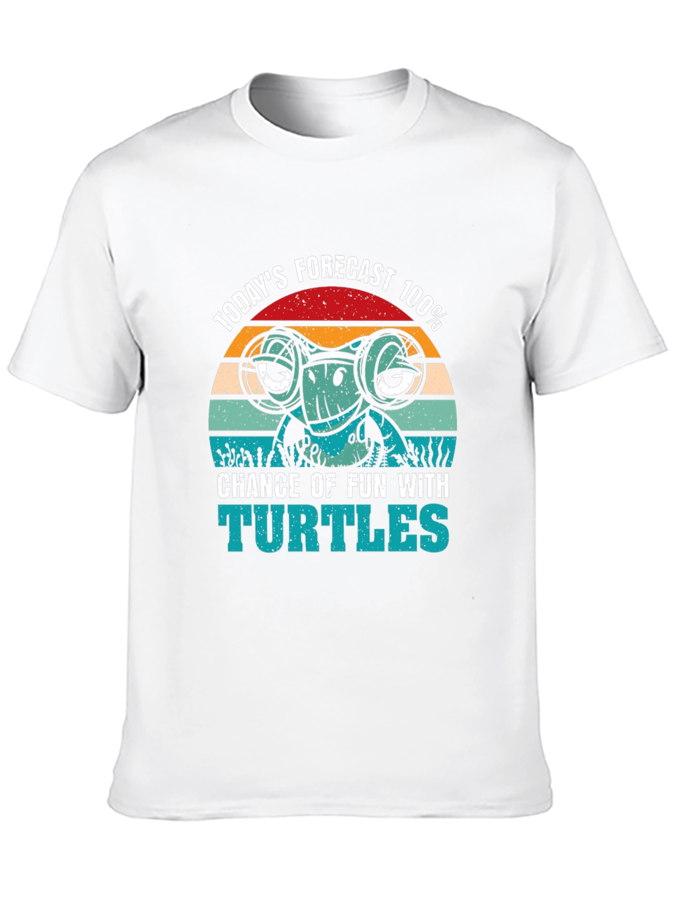 Turtle Fun Forecast T-Shirt - Cute Reptile Tee