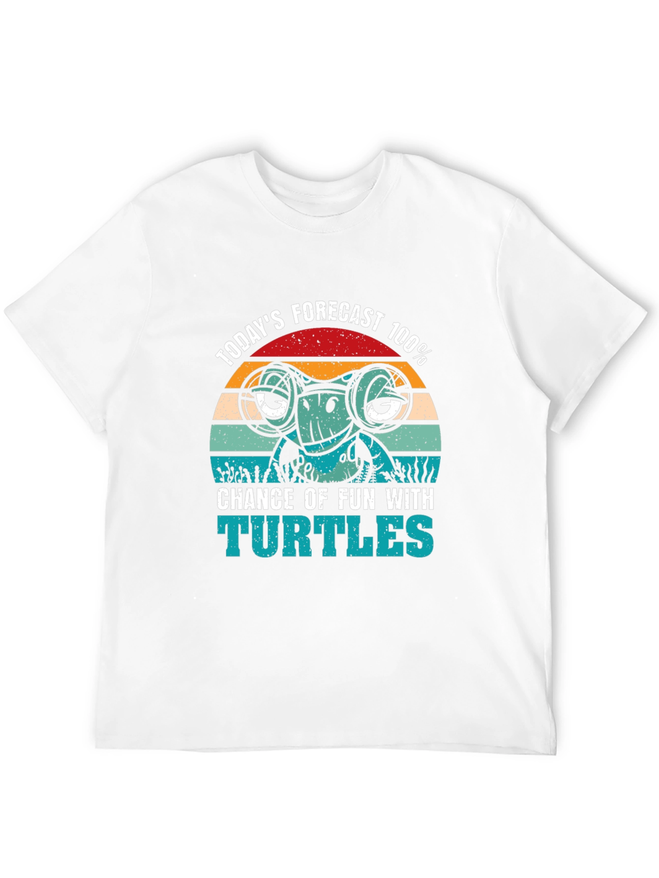 Turtle Fun Forecast T-Shirt - Cute Reptile Tee