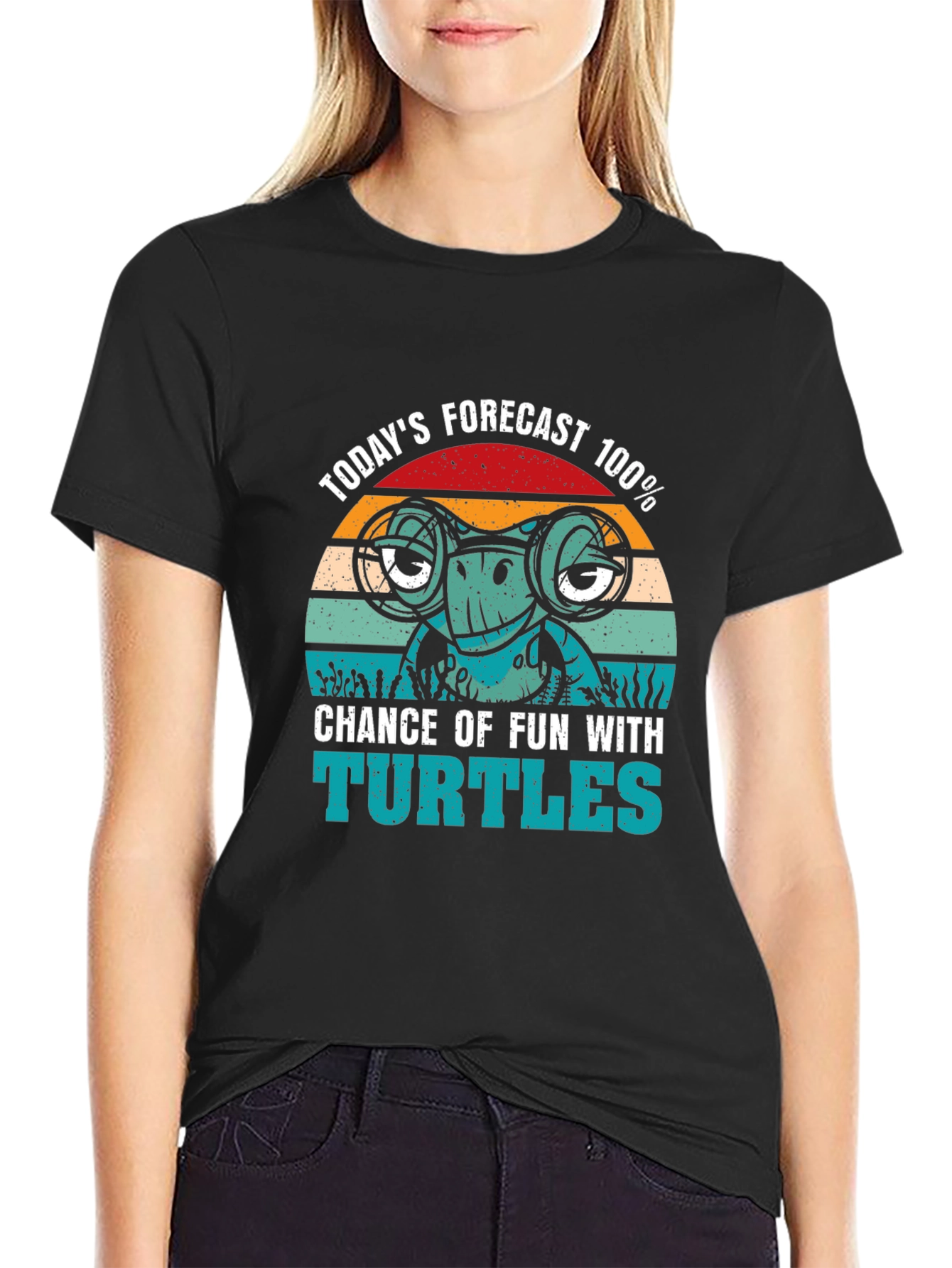Turtle Fun Forecast T-Shirt - Cute Reptile Tee