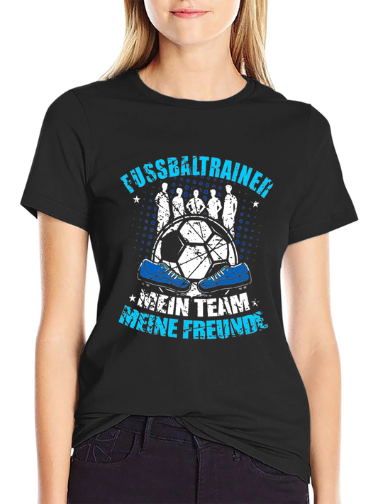 Fussballtrainer Mein Team T-Shirt