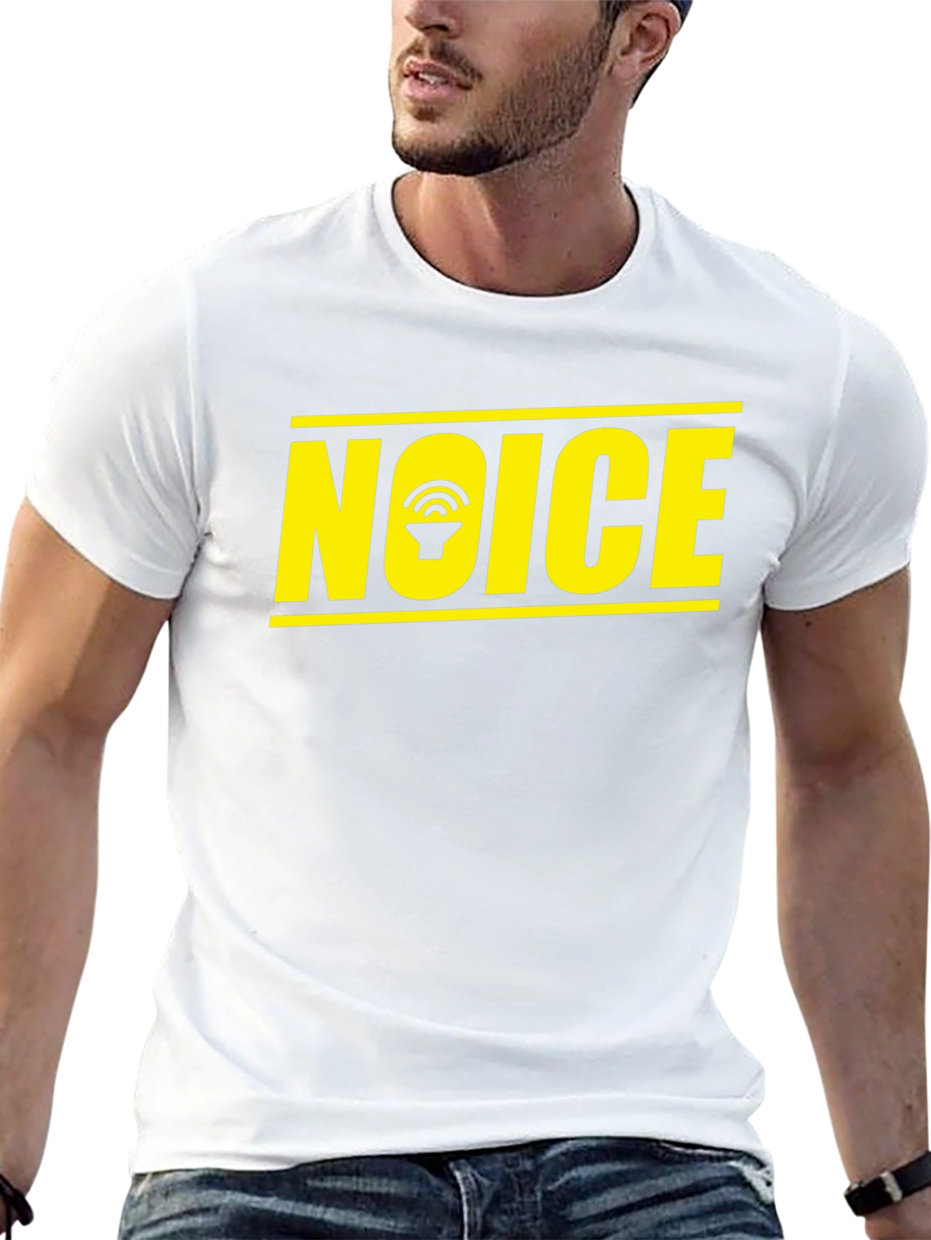 NOICE T-Shirt - Speaker Graphic Tee - Black Cotton