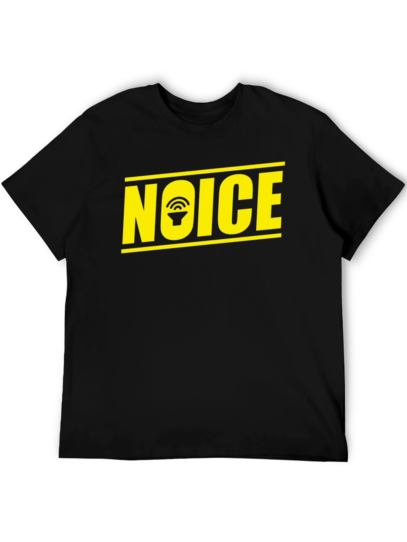 NOICE T-Shirt - Speaker Graphic Tee - Black Cotton