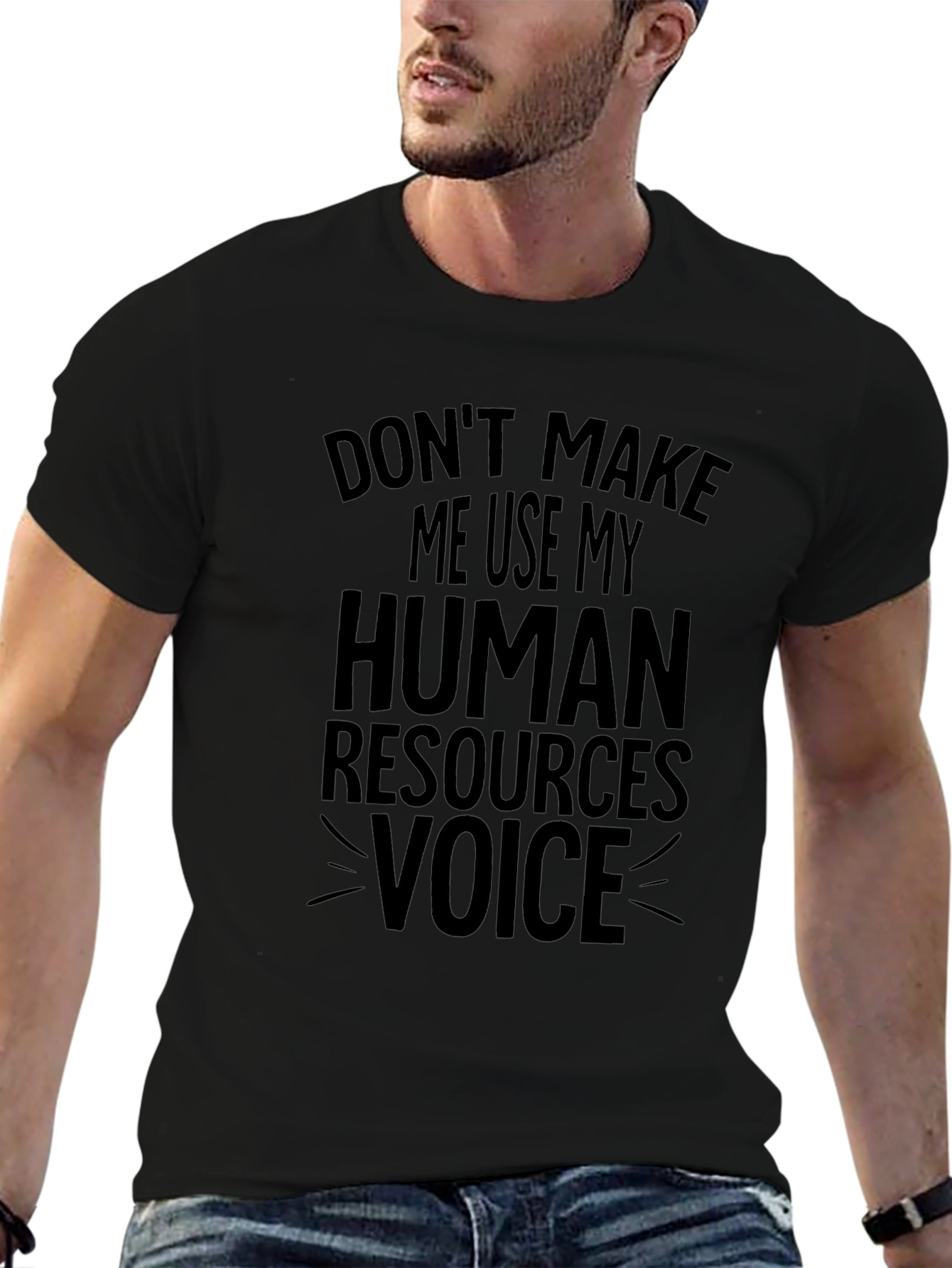HR Voice T-Shirt: Funny Human Resources Tee