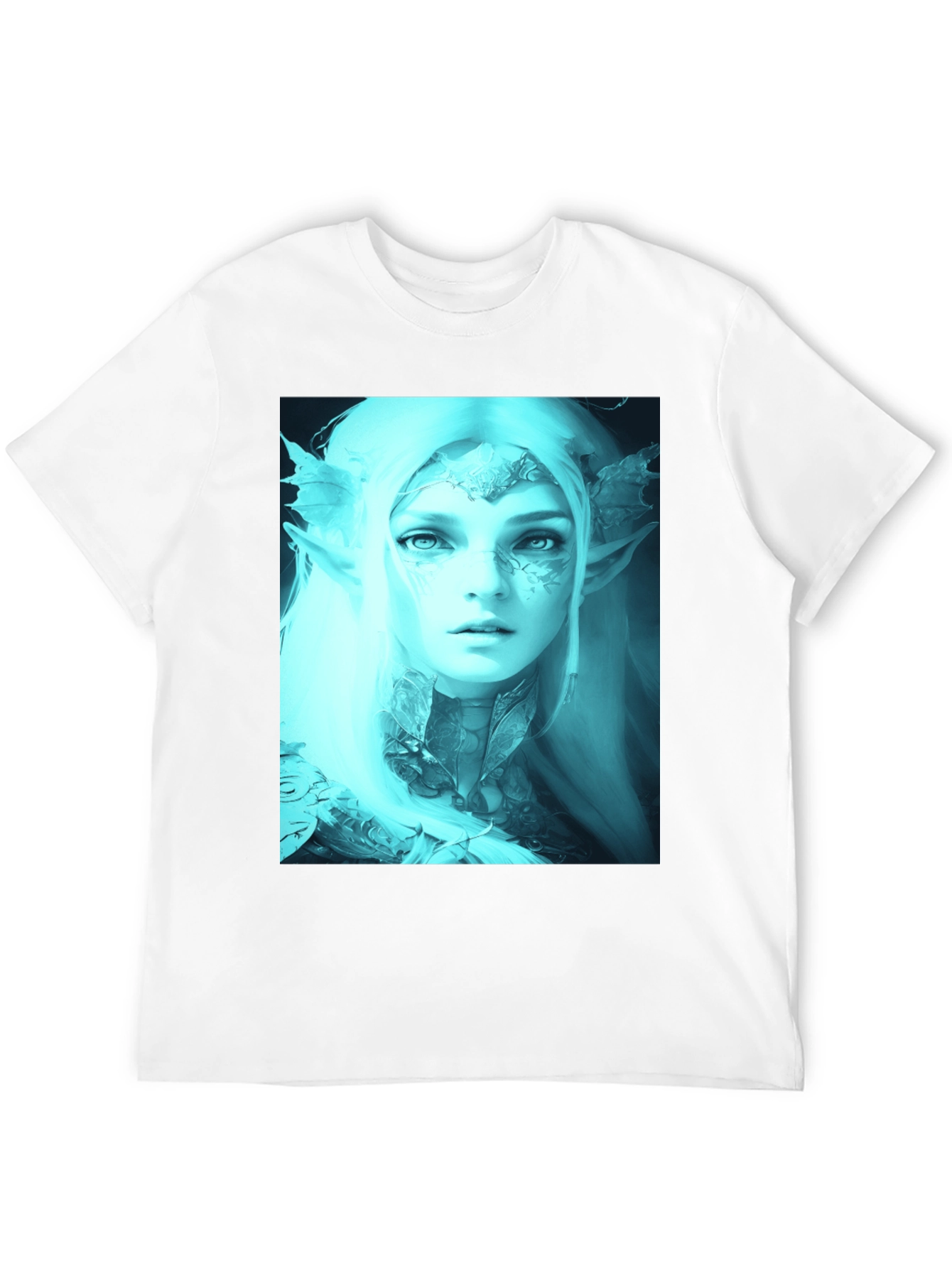 Fantasy Elf Graphic Tee - Mens Black T-Shirt