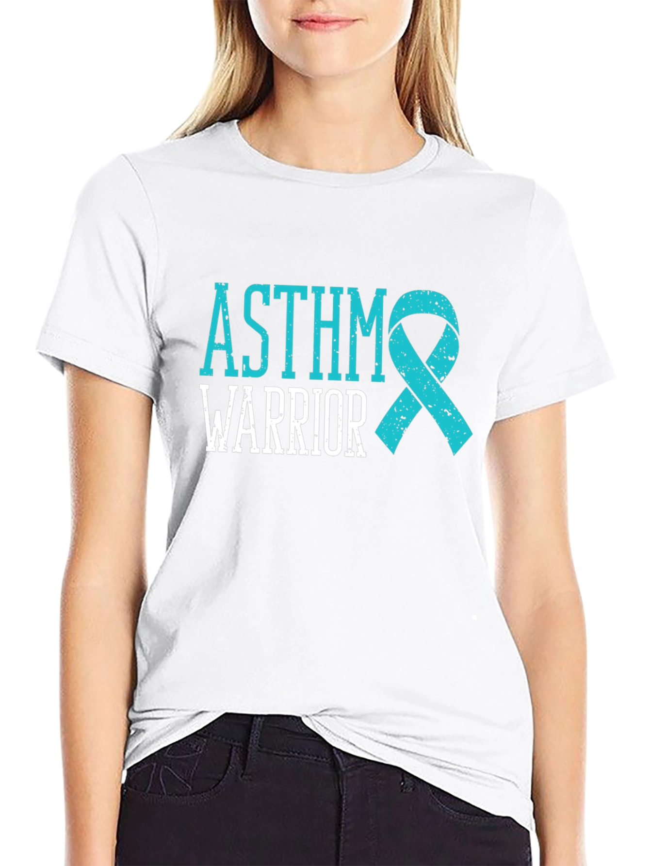 Asthma Awareness Warrior Ribbon T-Shirt