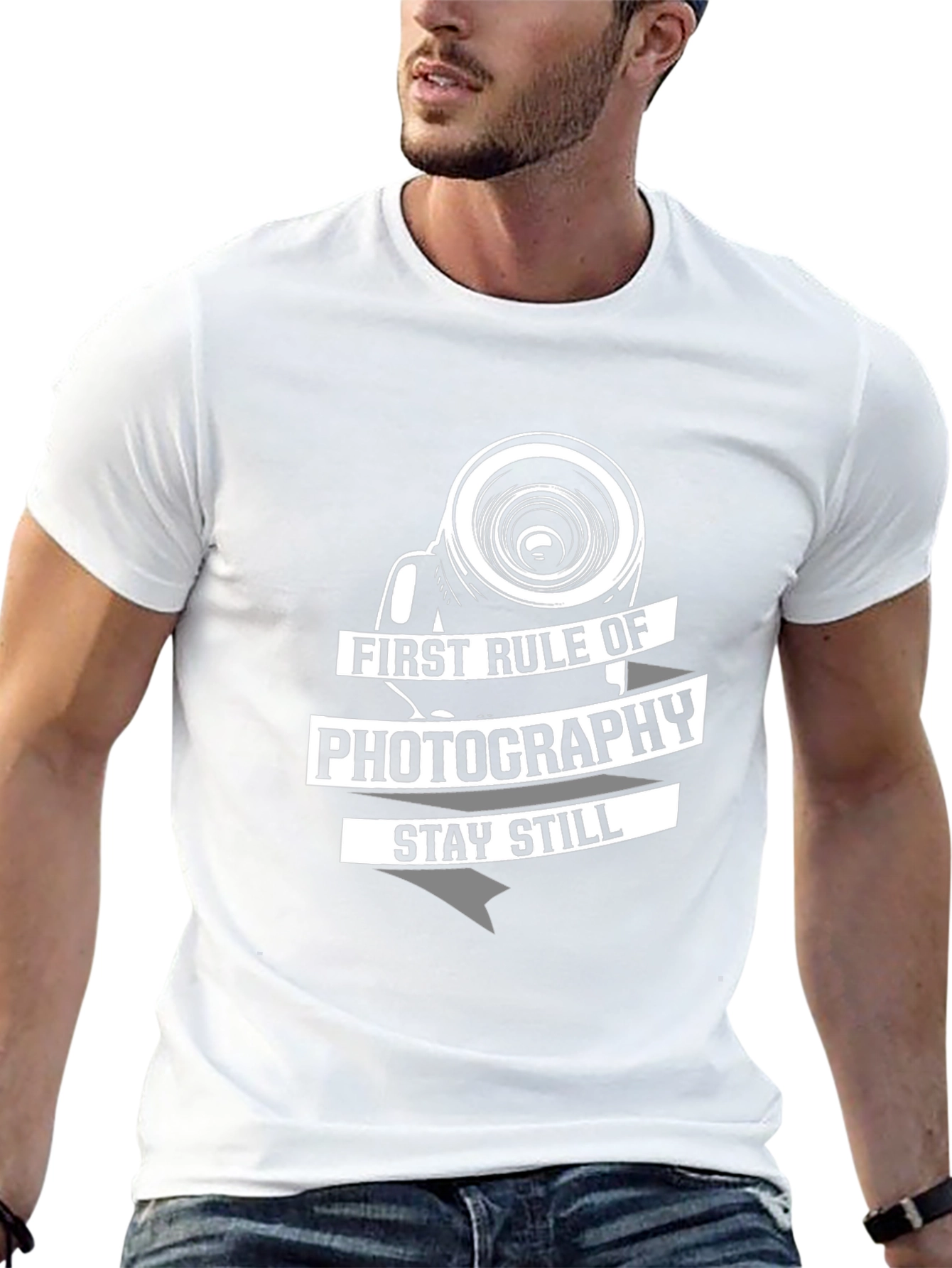 Photography Rule Black Graphic T-Shirt