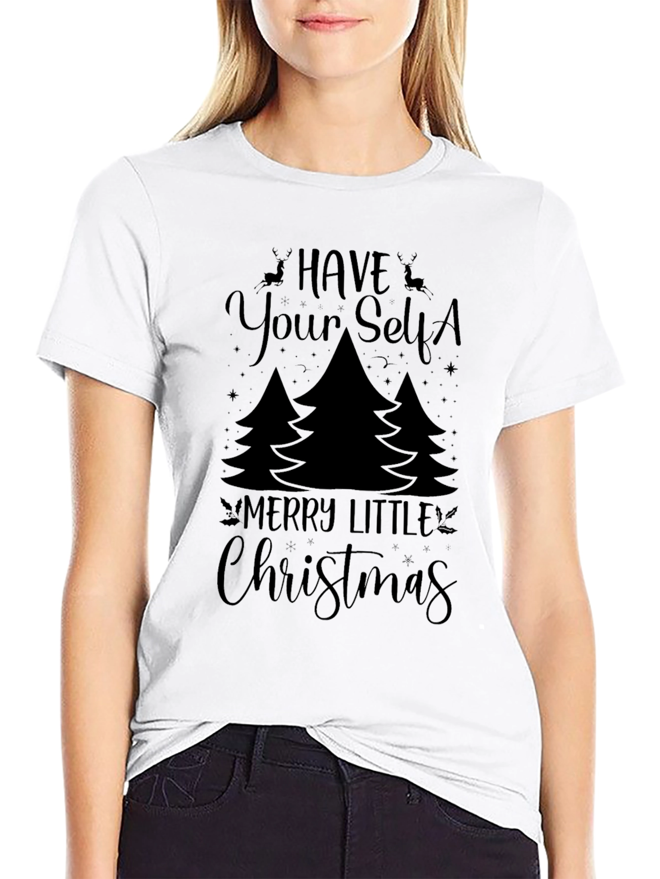 Festive Christmas T-Shirt: Have Yourself A Merry Little Christmas