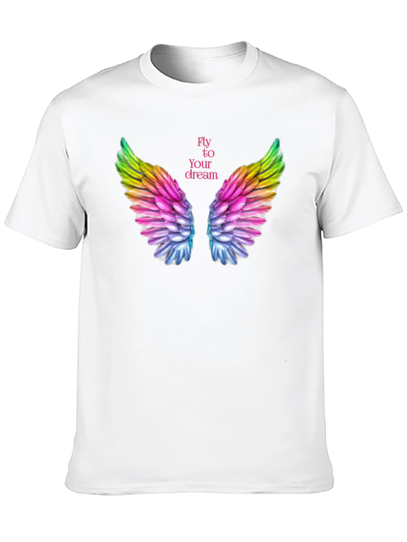 Dream Wings Graphic Black T-Shirt