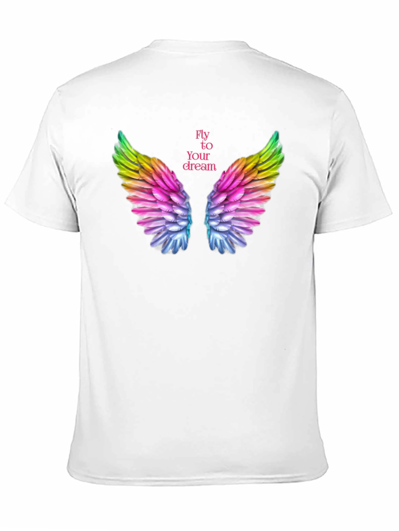 Dream Wings Graphic Black T-Shirt