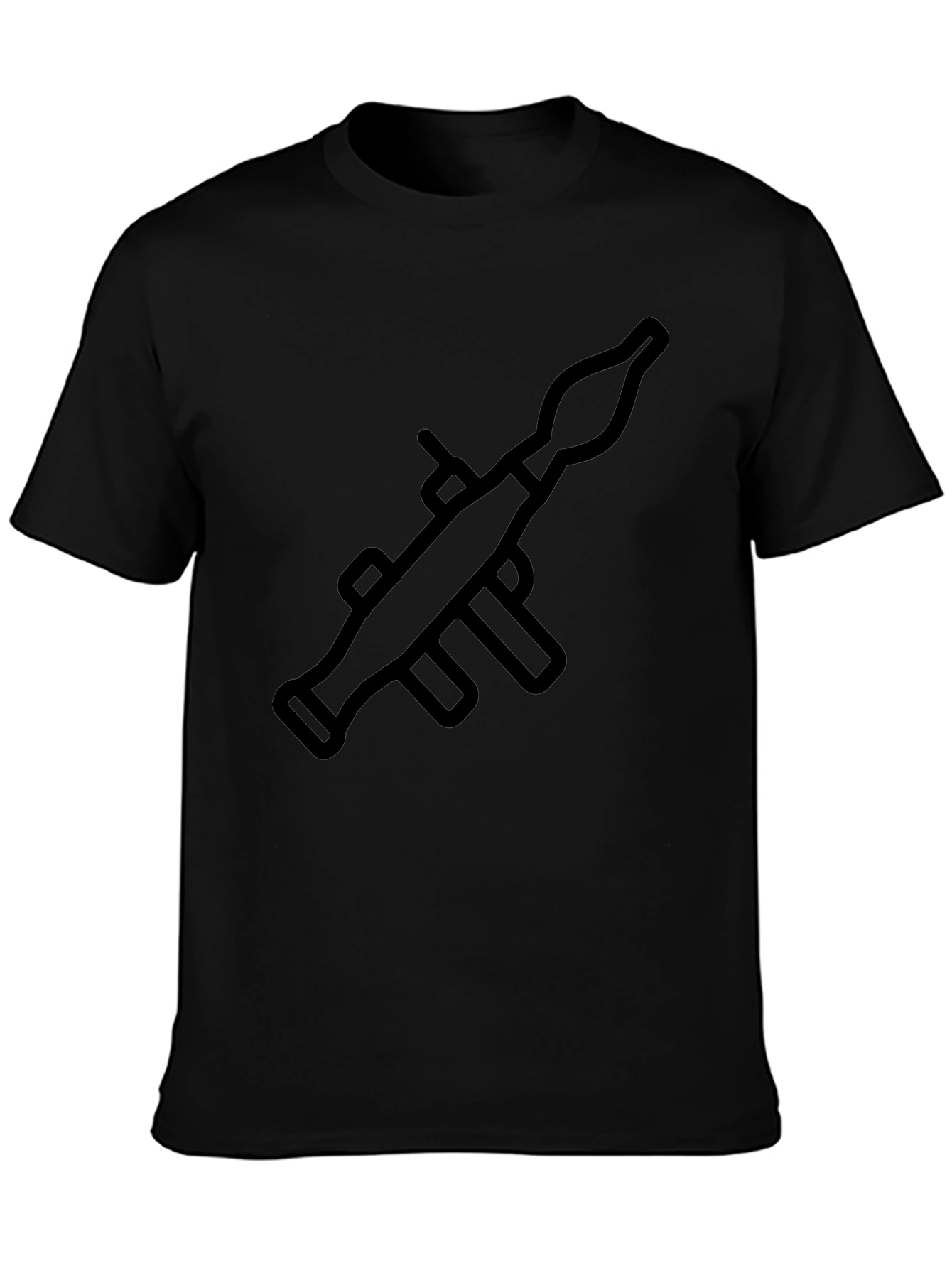 Rocket Launcher T-Shirt - Black Graphic Tee