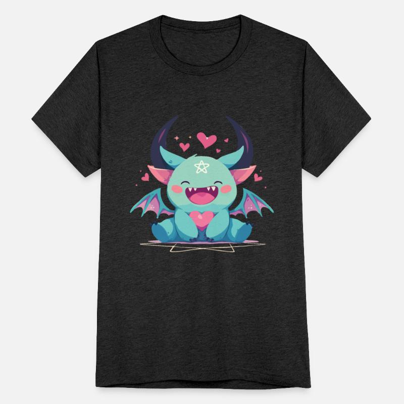 Kawaii Krampus mascot Cute Demon