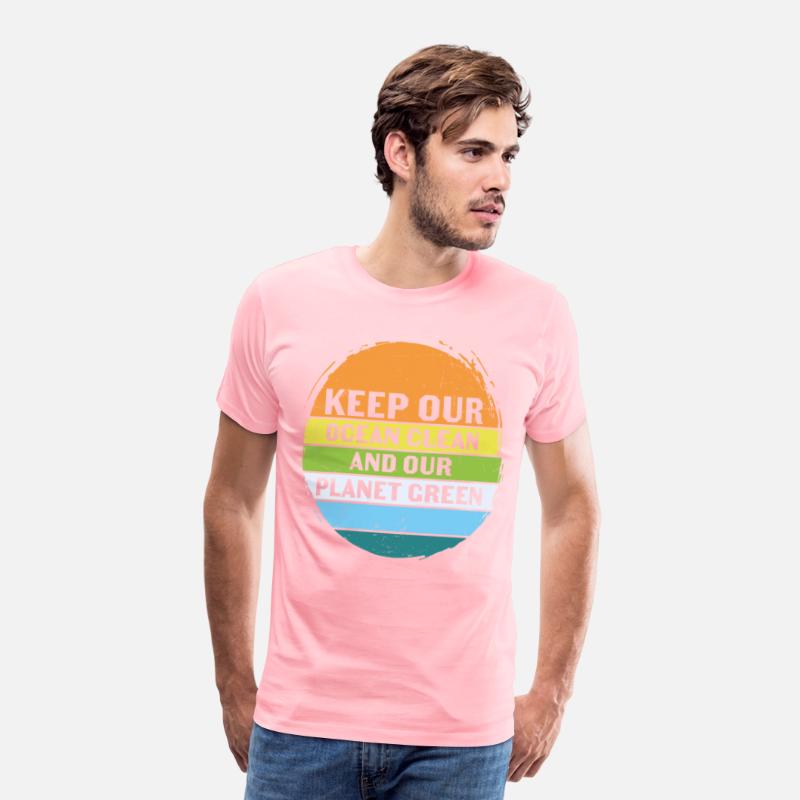 Keep Our Ocean Clean And Planet Green Retro