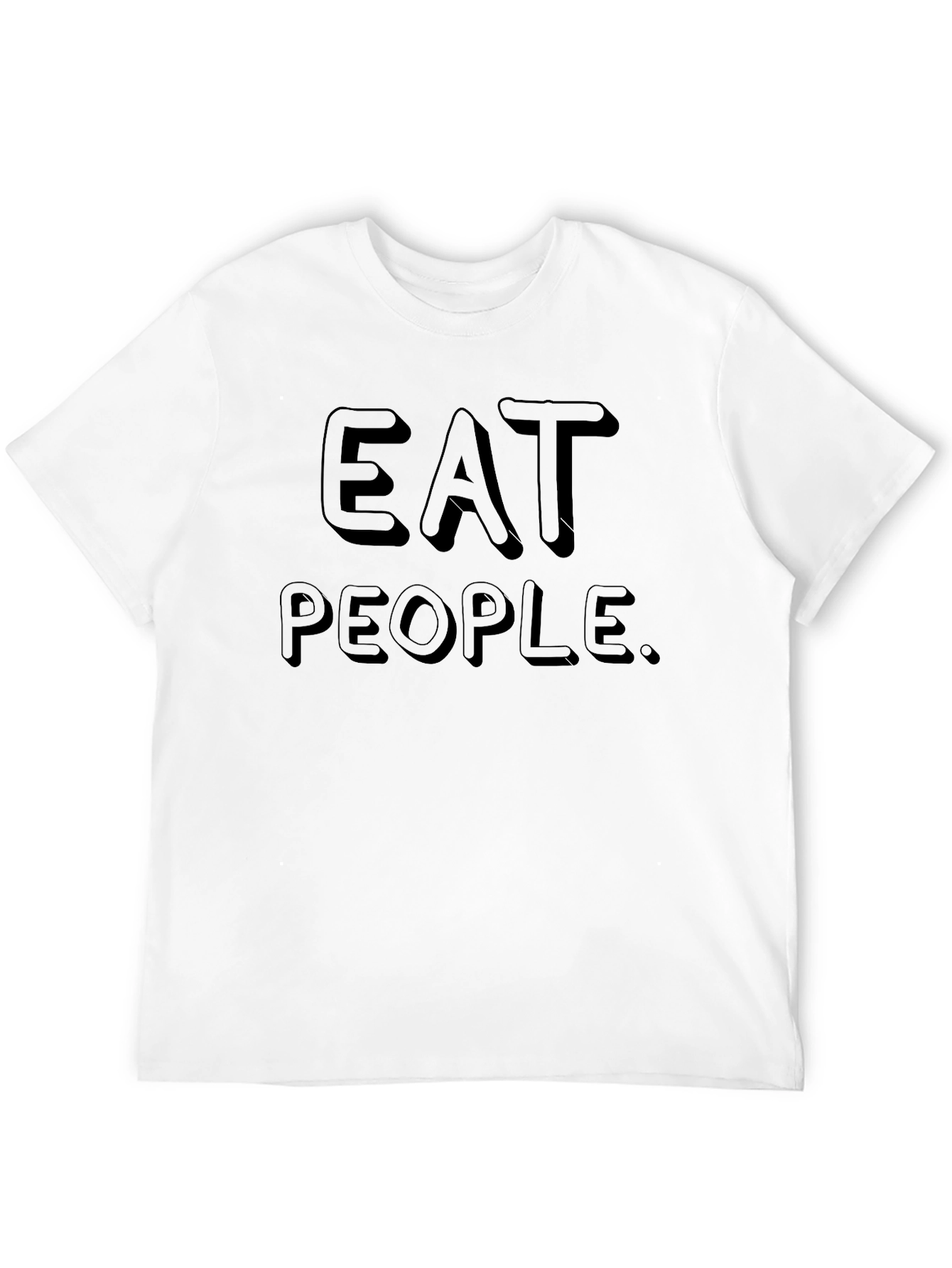 Eat People Graphic Tee - Black Humor T-Shirt