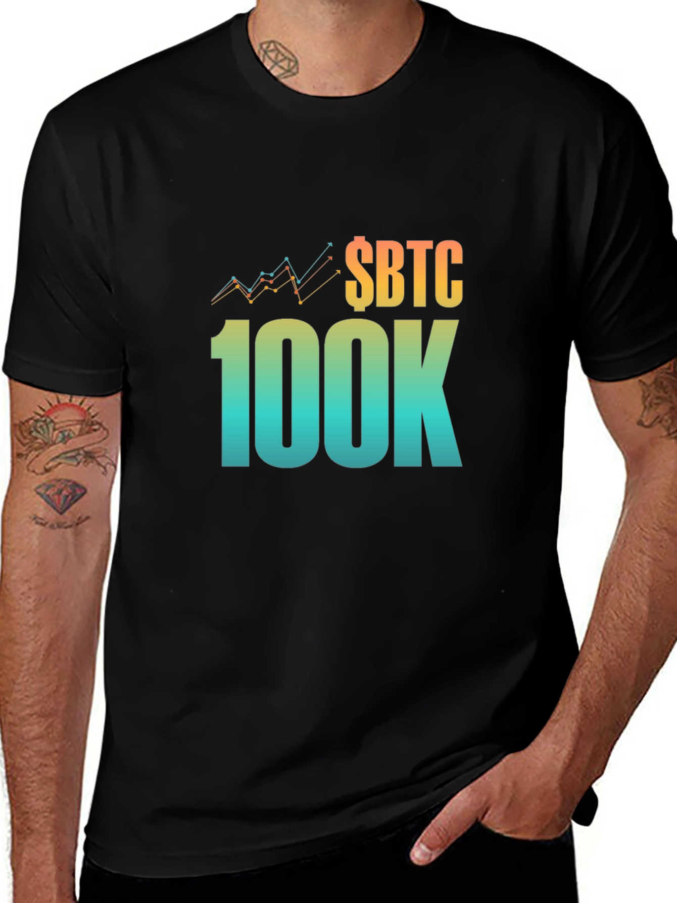 Bitcoin $BTC 100K Crypto T-Shirt