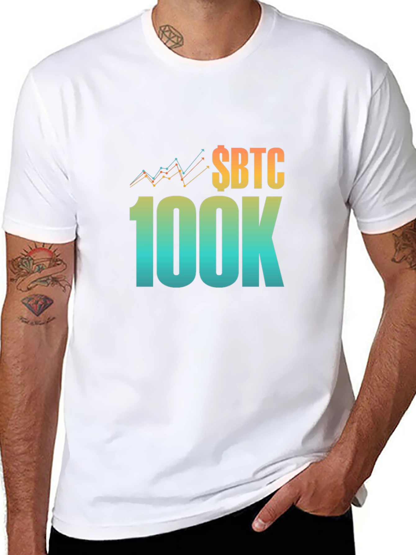 Bitcoin $BTC 100K Crypto T-Shirt