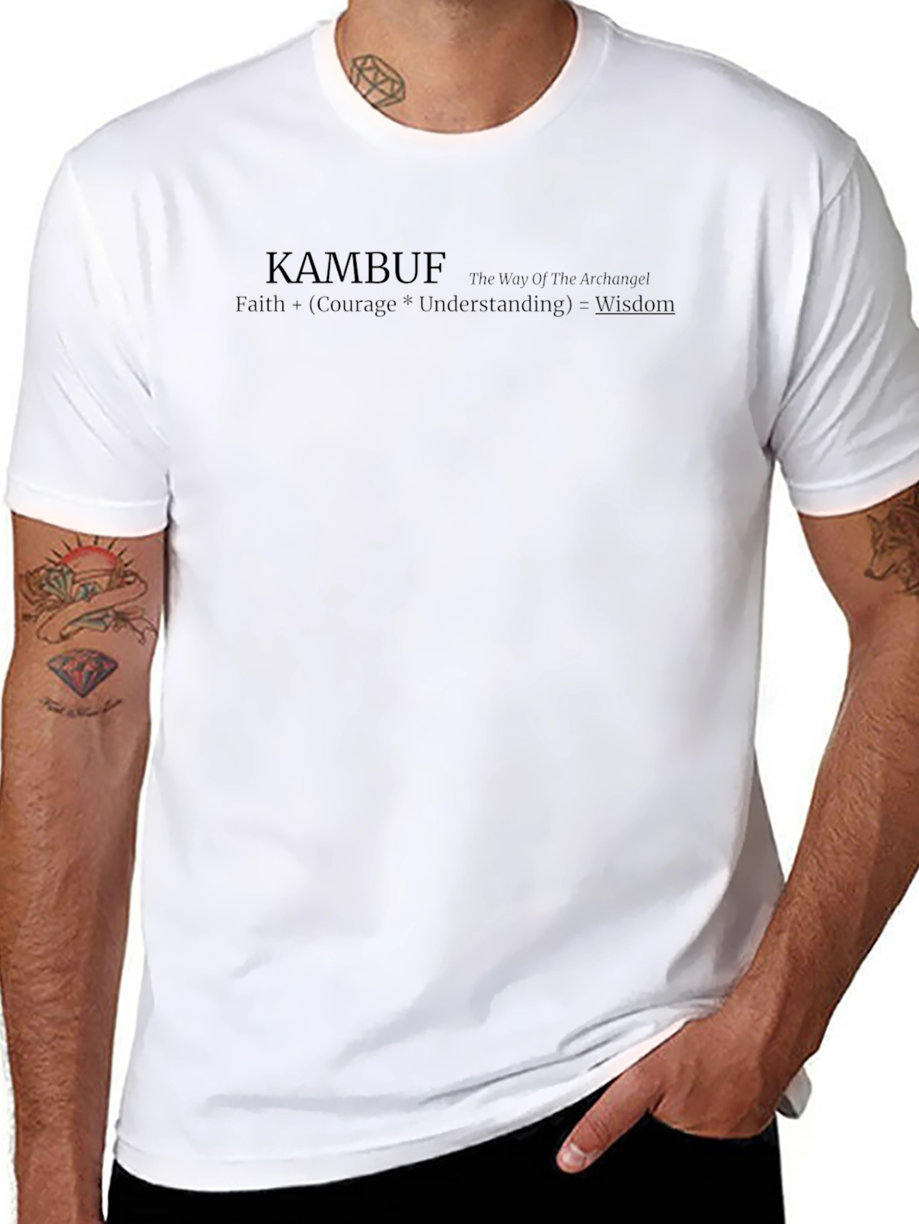 KAMBUF Wisdom Formula Graphic T-Shirt