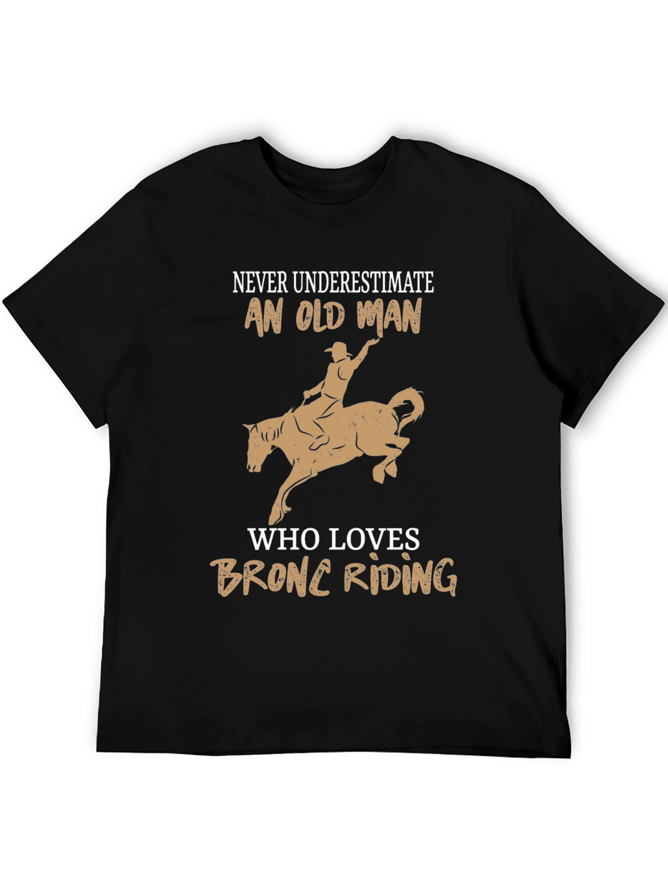Old Man Bronc Riding T-Shirt