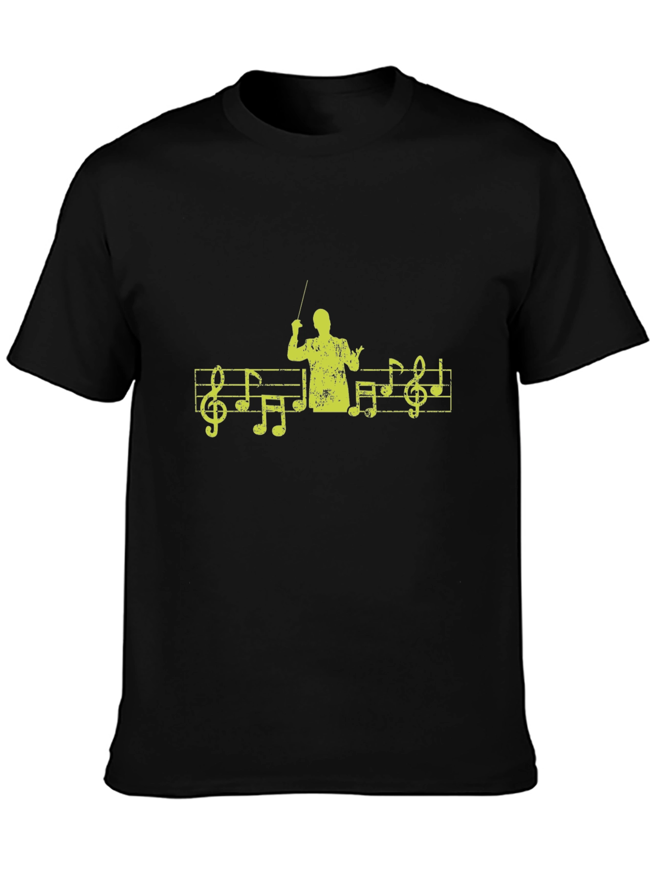 Conductor Music T-Shirt - Black Cotton Tee