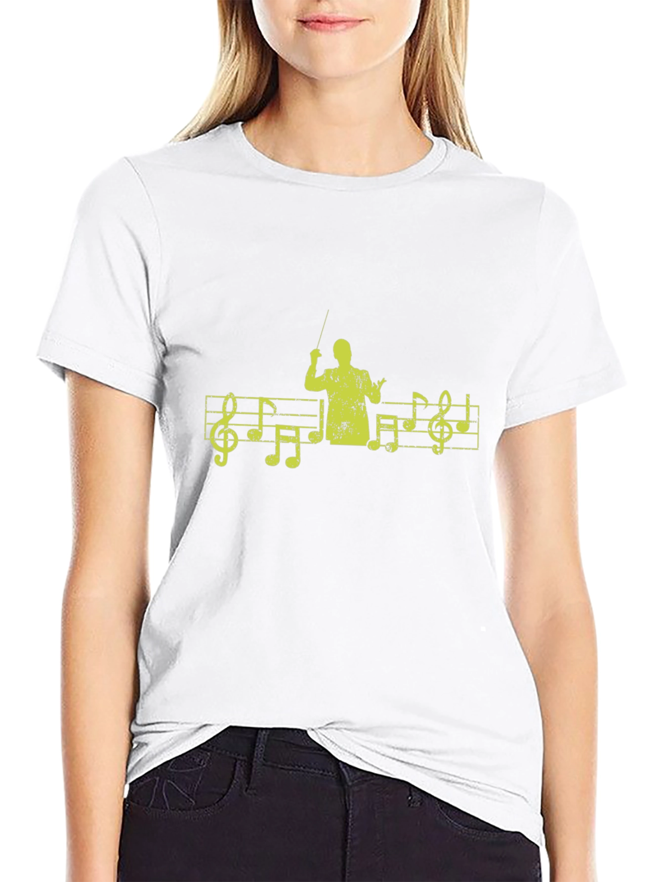 Conductor Music T-Shirt - Black Cotton Tee