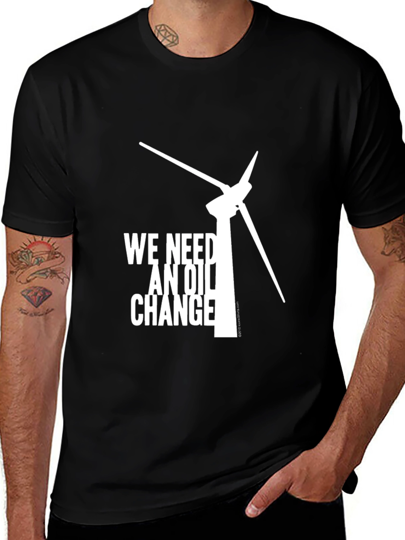 Eco-Friendly An Oil Change Graphic Tee