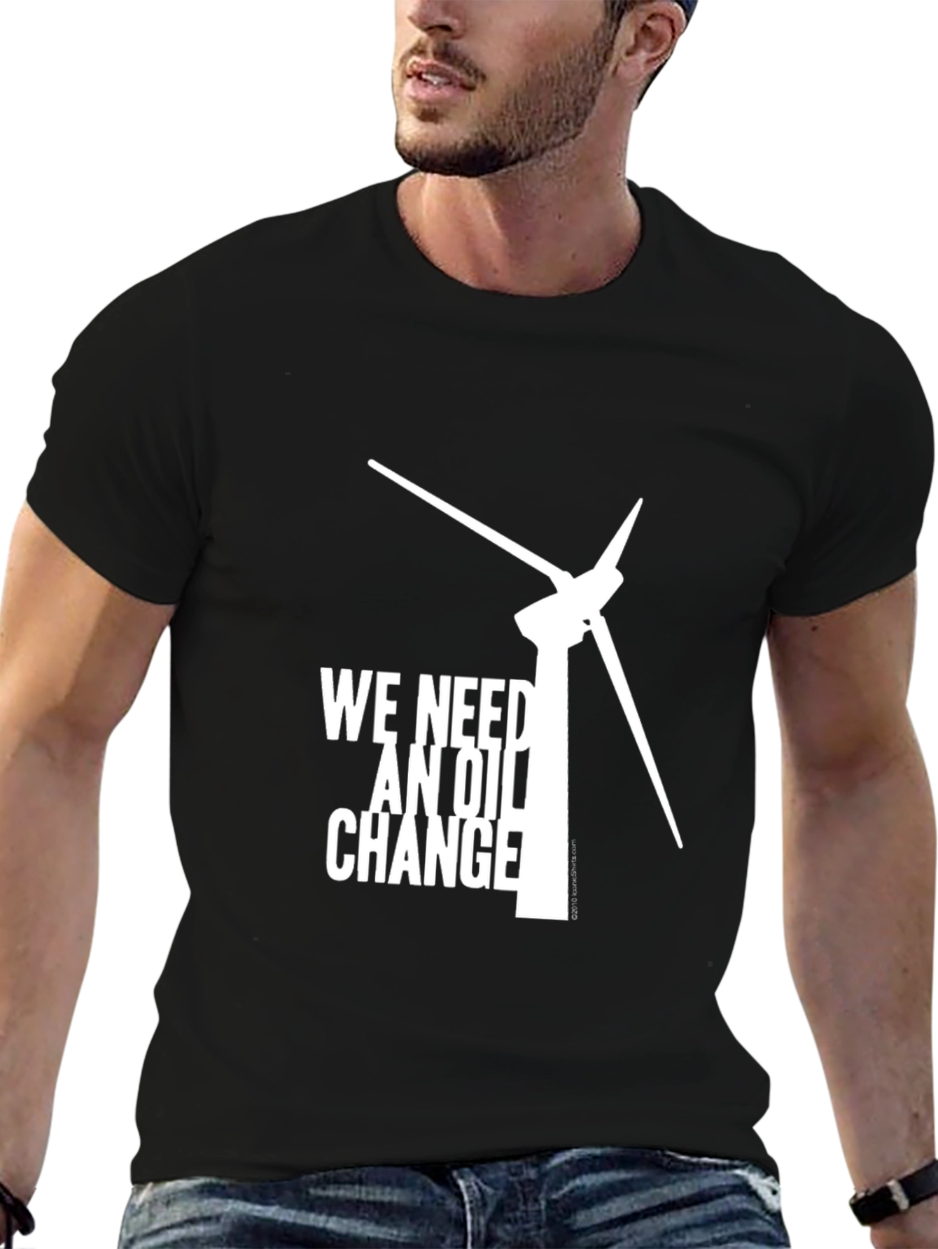 Eco-Friendly An Oil Change Graphic Tee