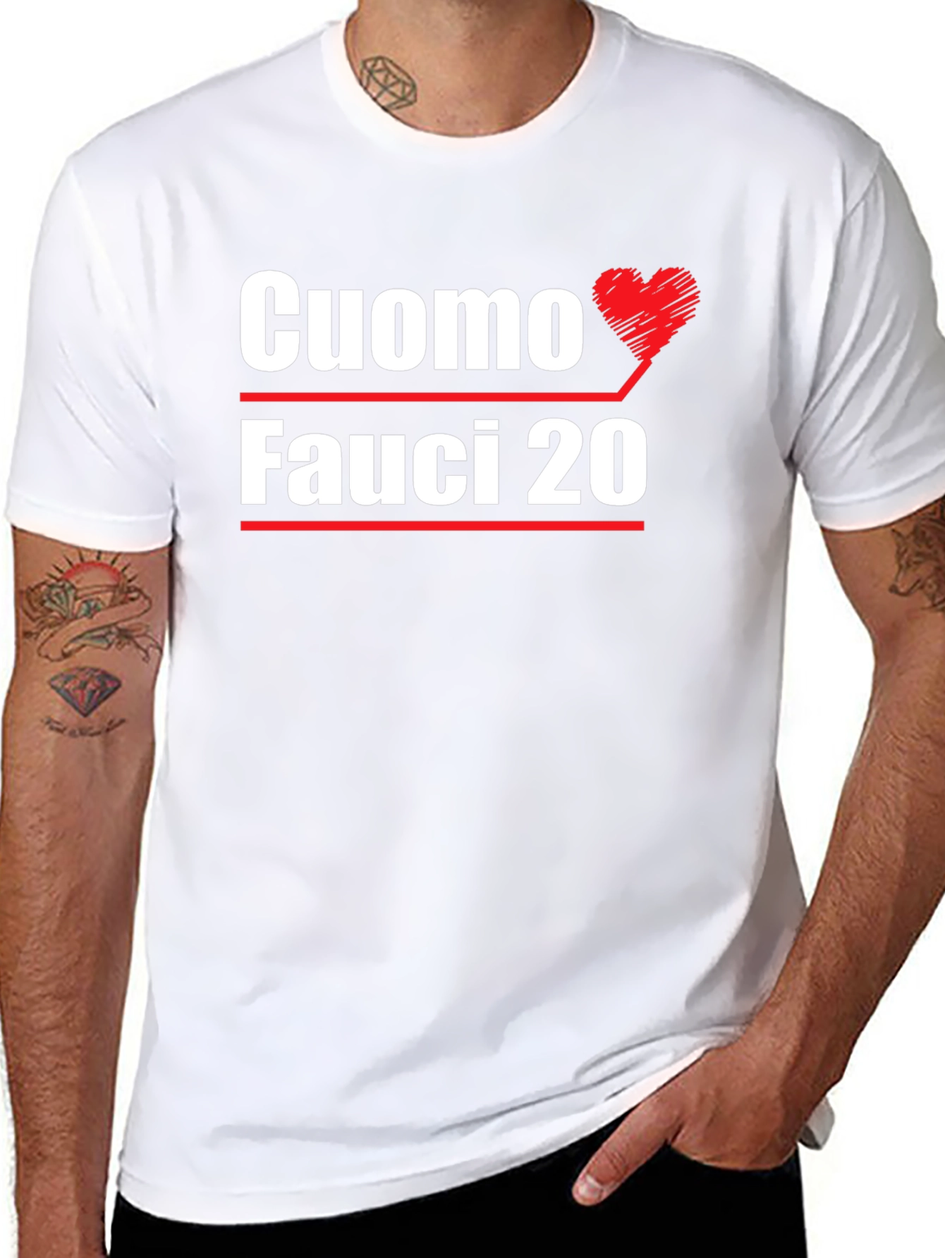 Cuomo Fauci 20 T-Shirt Political Tee