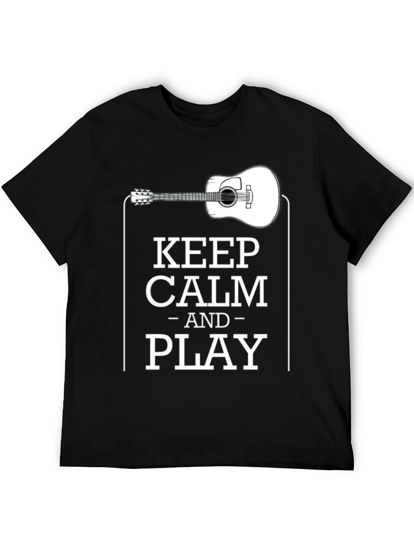 Keep Calm and Play Guitar T-Shirt - Musician Tee