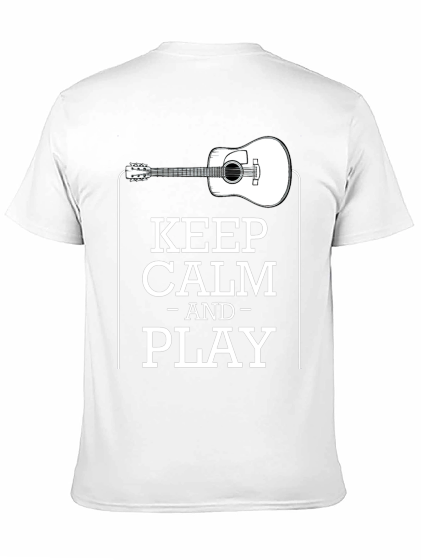Keep Calm and Play Guitar T-Shirt - Musician Tee