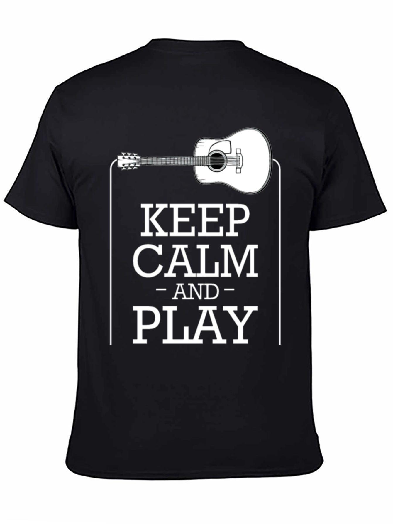 Keep Calm and Play Guitar T-Shirt - Musician Tee