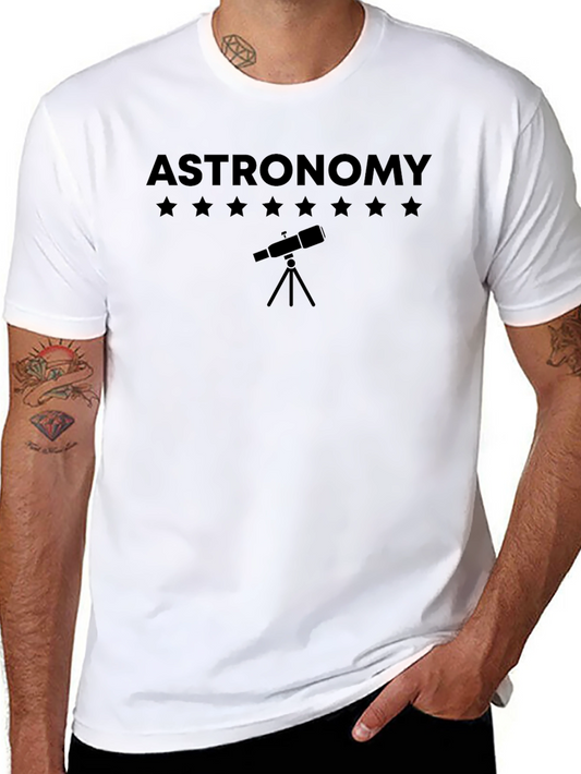 Astronomy Graphic Tee - Stargazer T-Shirt
