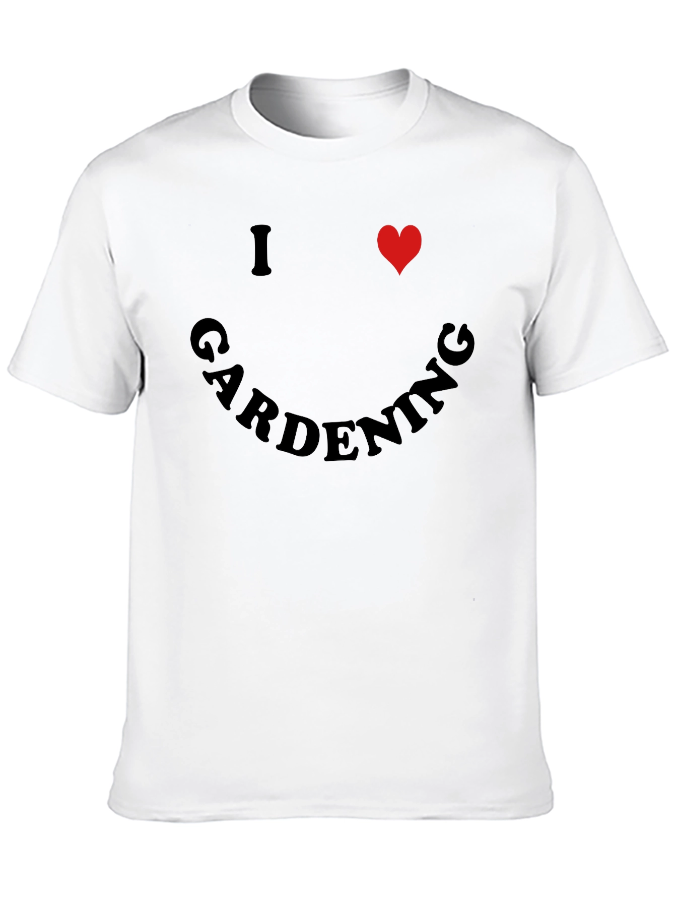 I Heart Gardening Black T-Shirt - Garden Lover Tee