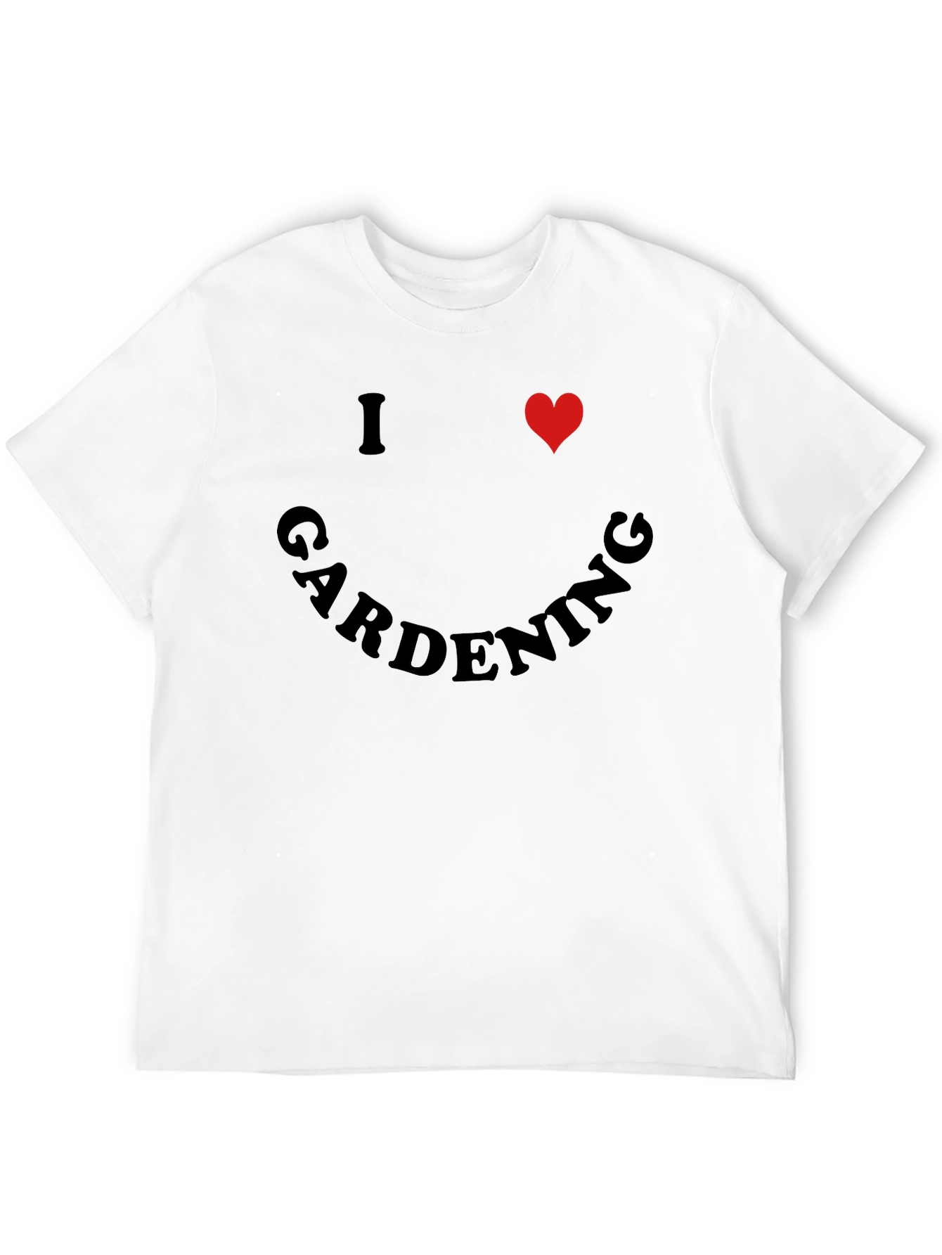 I Heart Gardening Black T-Shirt - Garden Lover Tee