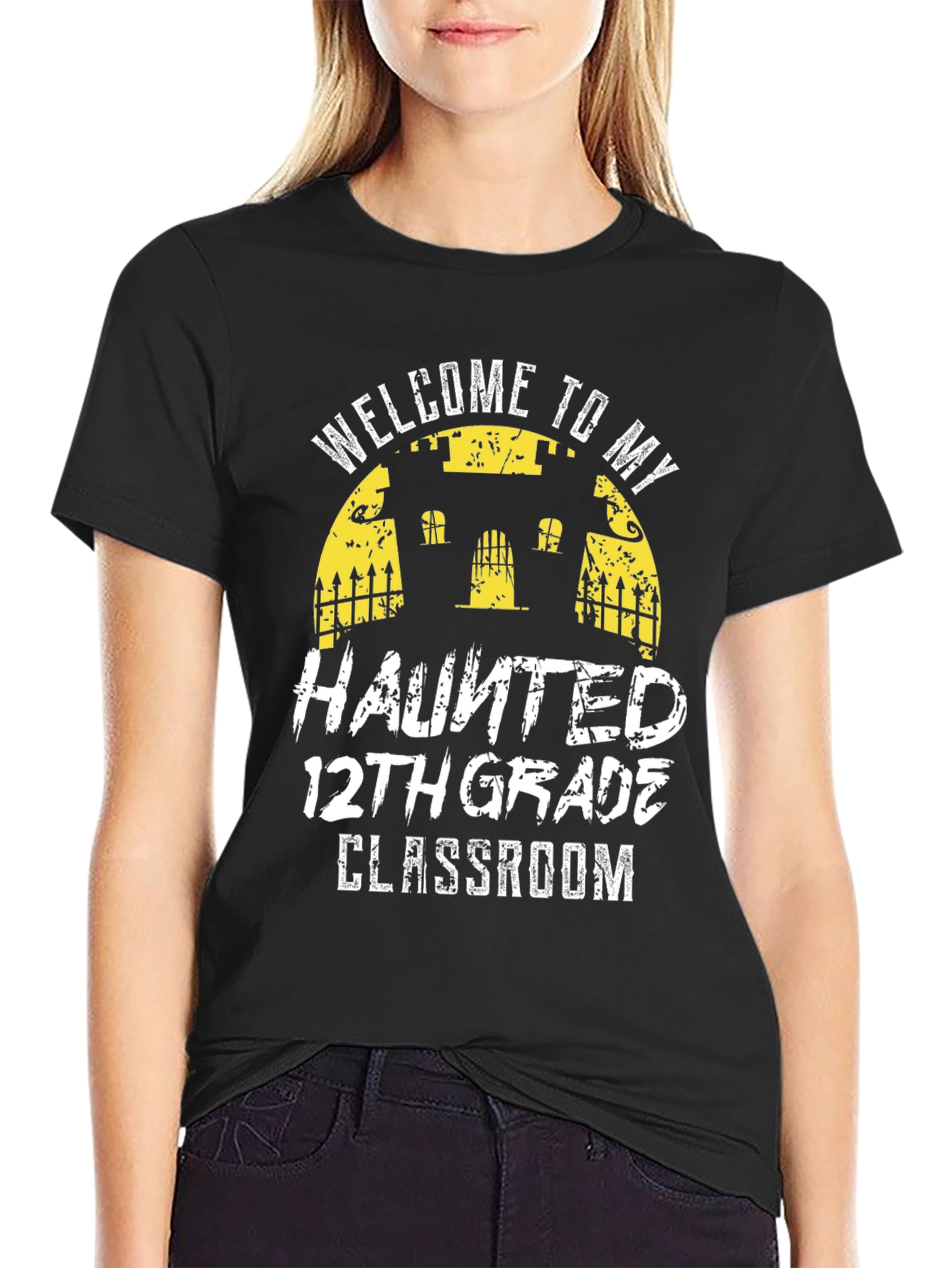 Haunted 12th Grade Classroom T-Shirt