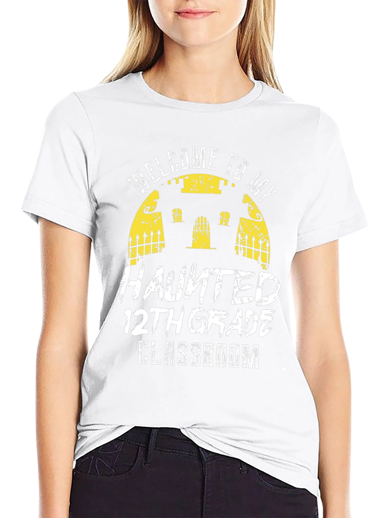 Haunted 12th Grade Classroom T-Shirt