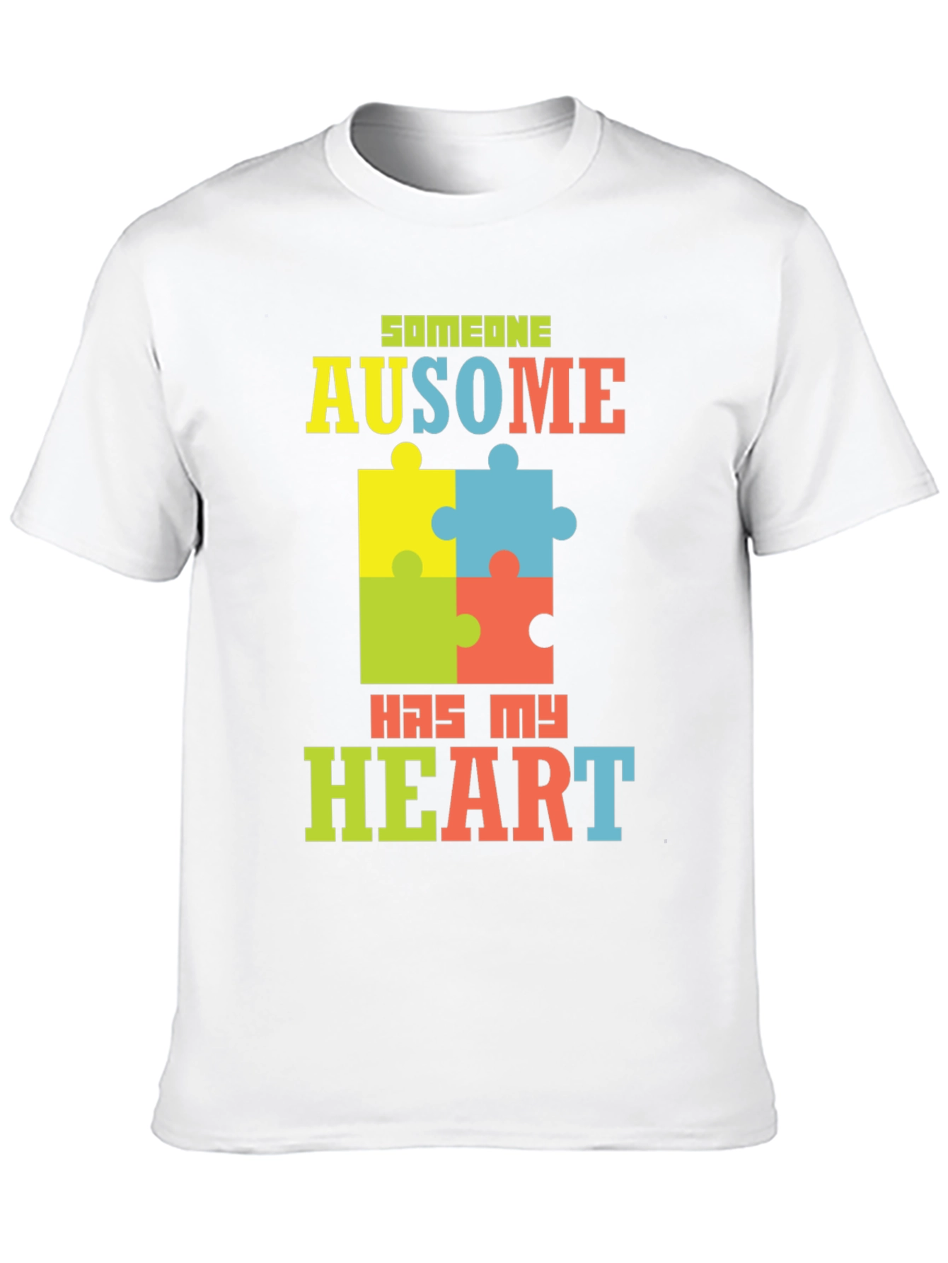 Autism Awareness Puzzle Piece Graphic Tee