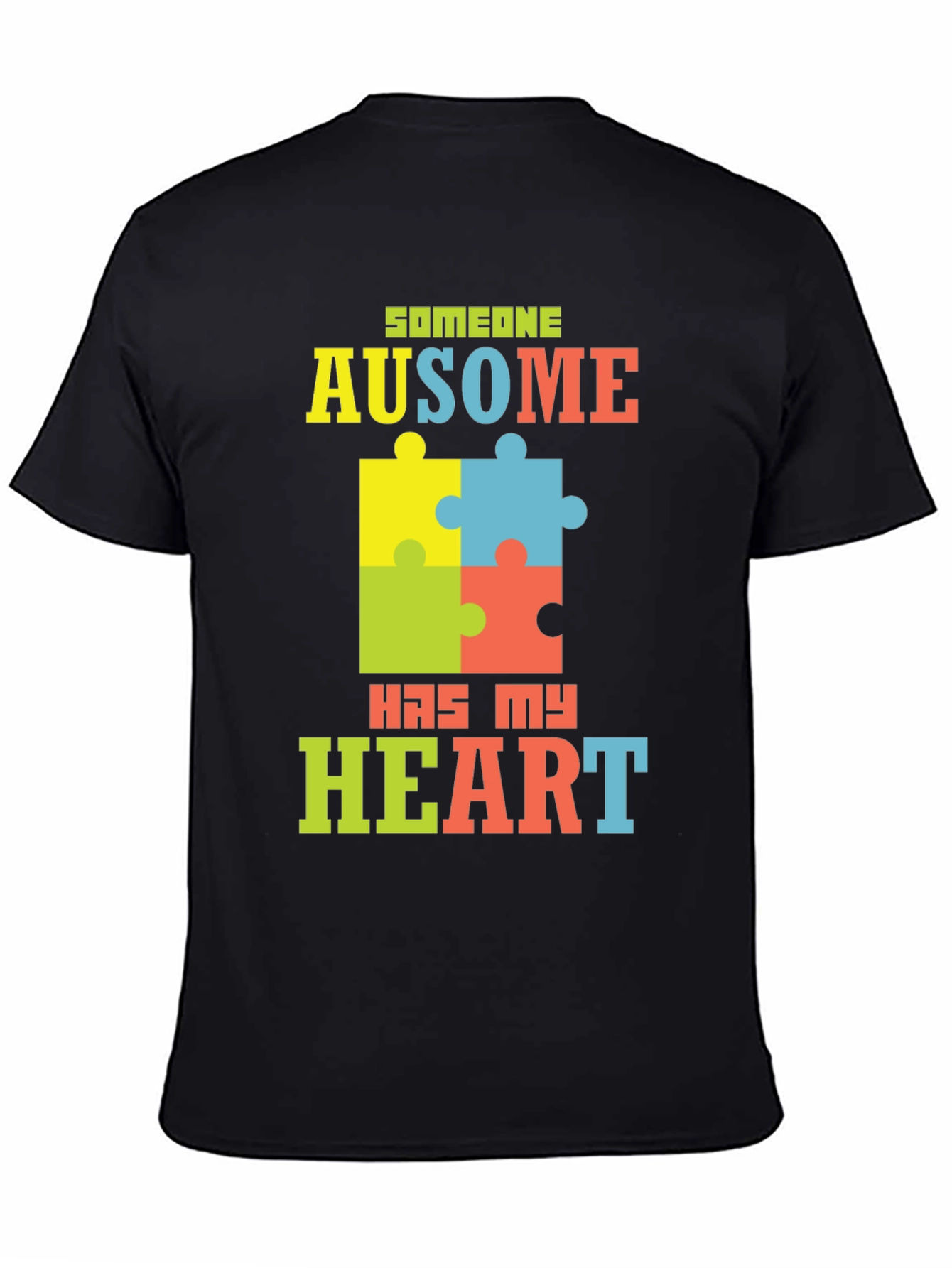 Autism Awareness Puzzle Piece Graphic Tee