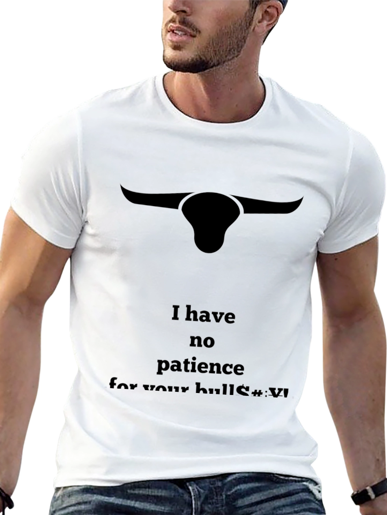 Sarcastic Bull T-Shirt - I Have No Patience