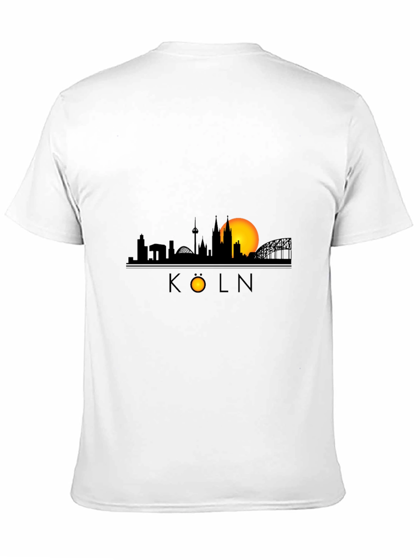 Cologne Skyline Black T-Shirt - City Pride